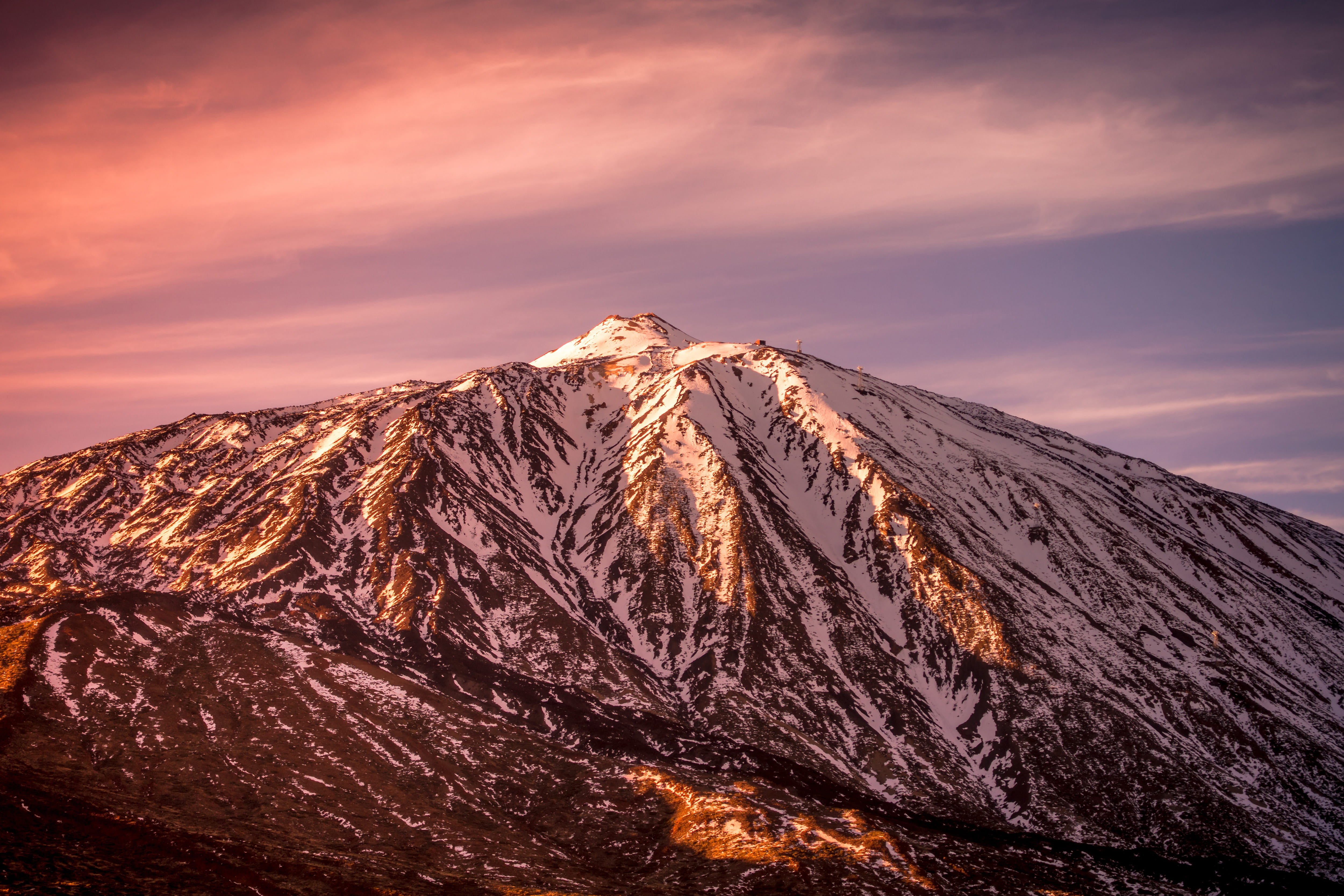 nature, cold temperature, snowcapped mountain, tranquil scene, environment, land, view, scenics - nature, 4K, dramatic landscape, mountain range, snow, HD Wallpaper