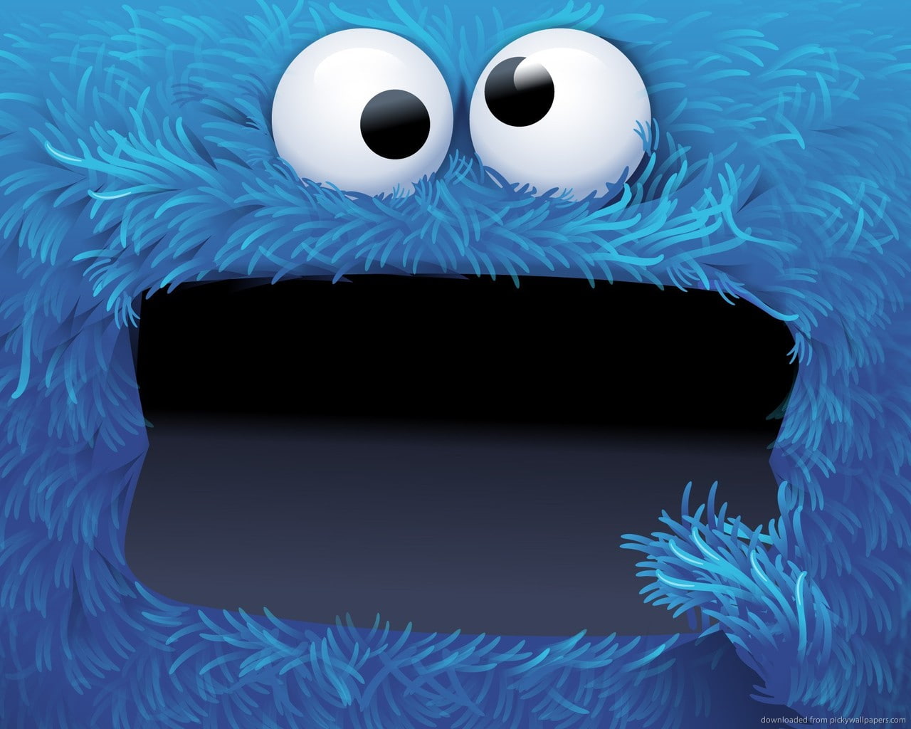 Cookie Monster, swimming, toy, animal representation, animal themes, high angle view, animal, blue background, studio shot, 720P, sea, blue, no people, HD Wallpaper