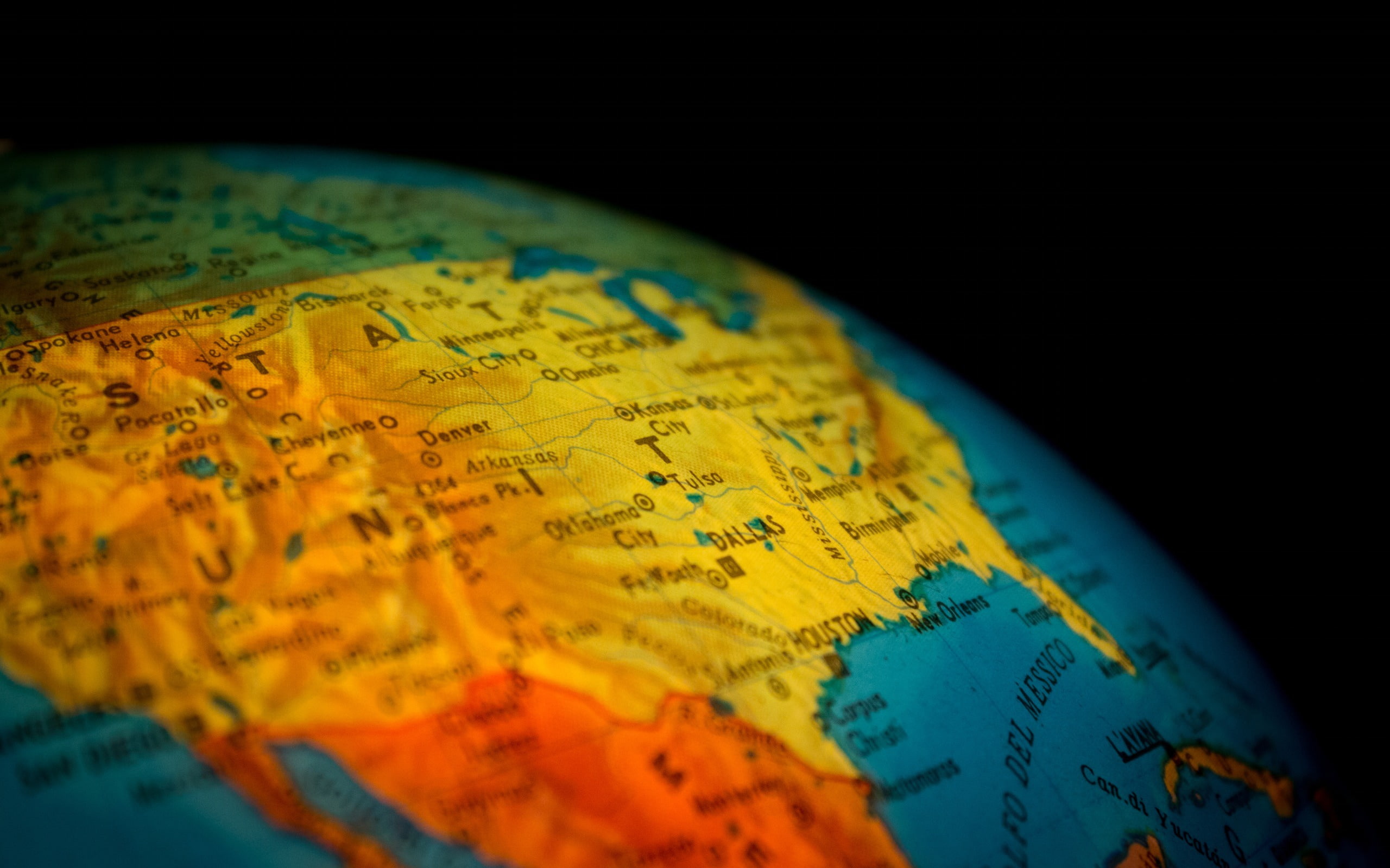 2K, phot, antique, text, globe - man made object, map, planet earth, geography, close, multi colored, studio shot, life, globe, western script, planet - space, HD Wallpaper