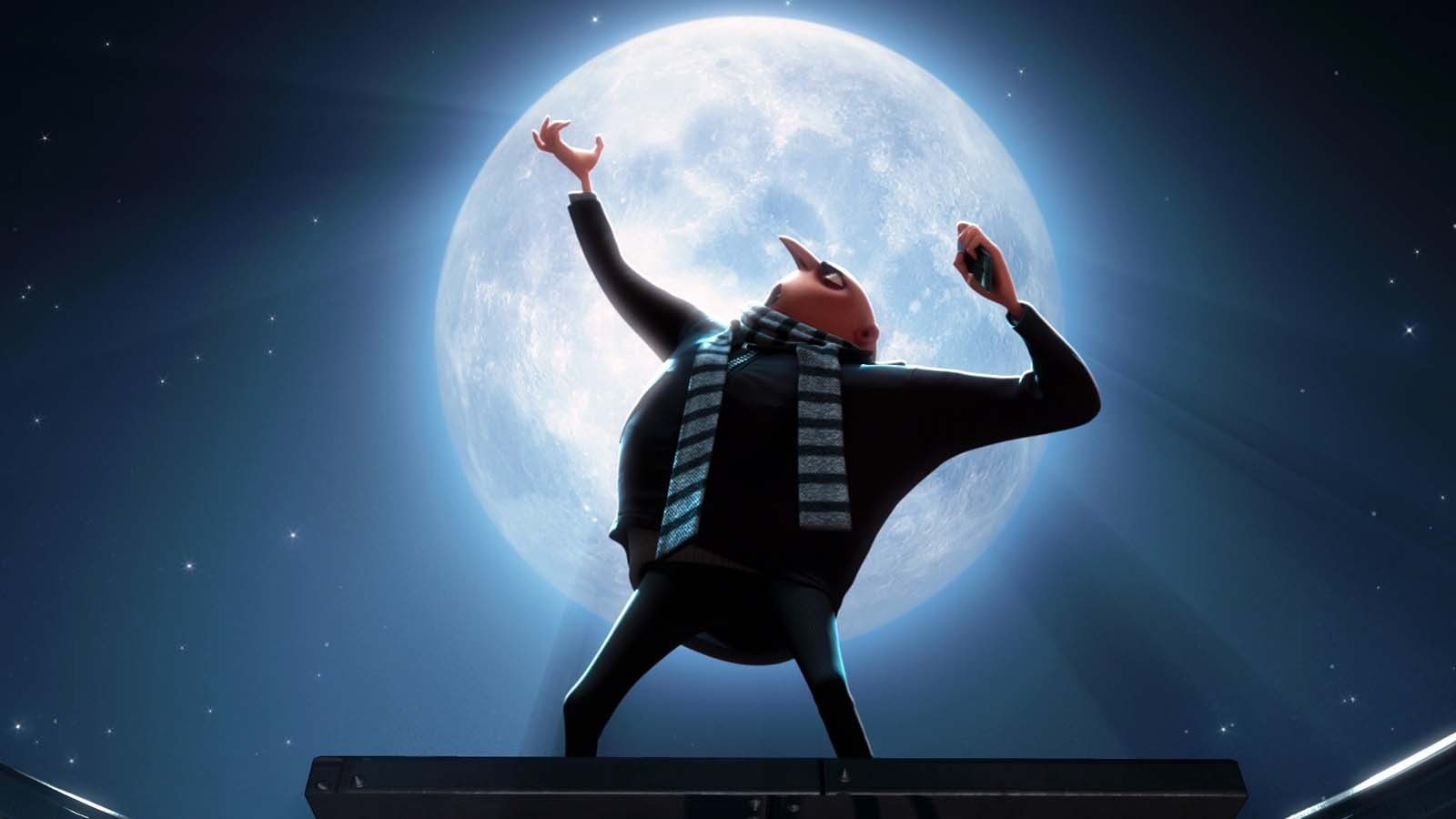 human arm, human limb, technology, blue, night, Despicable Me, px, sky, space exploration, galaxy, space, 720P, art, hellsing, nature, one person, arms raised, HD Wallpaper