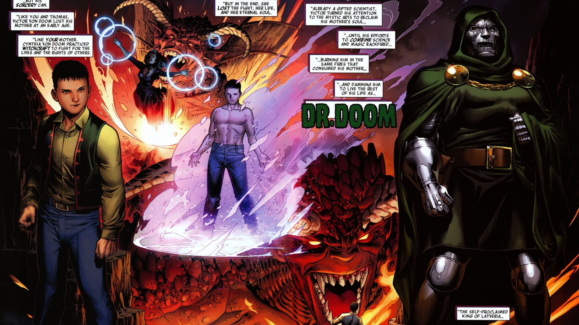 hd, cartoon/comic, doom, 1080P, doctor, HD Wallpaper