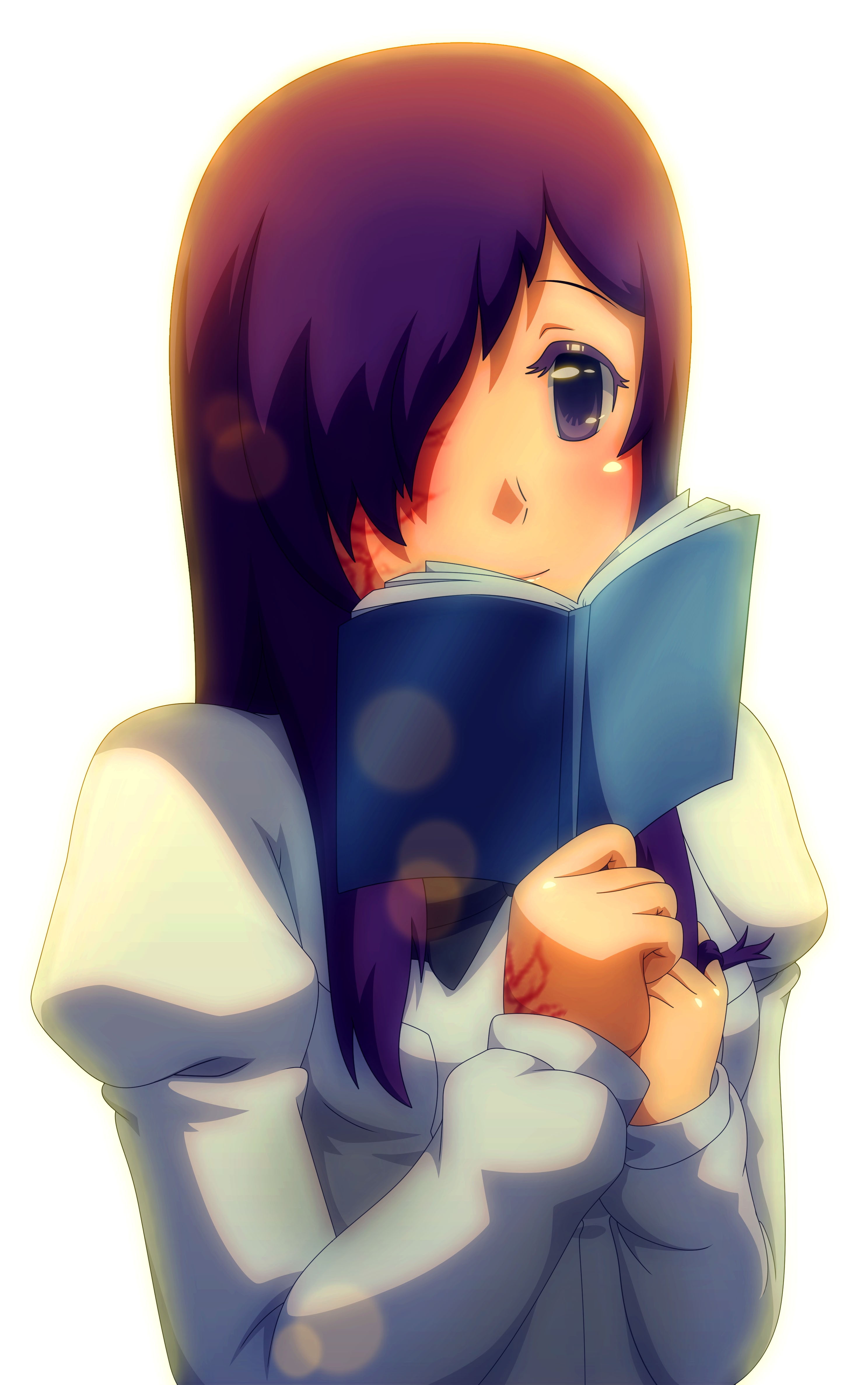 white background, wireless technology, anime girls, communication, women, computer, connection, human head, human body part, helmet, visual novel, technology, Phone HD Wallpaper