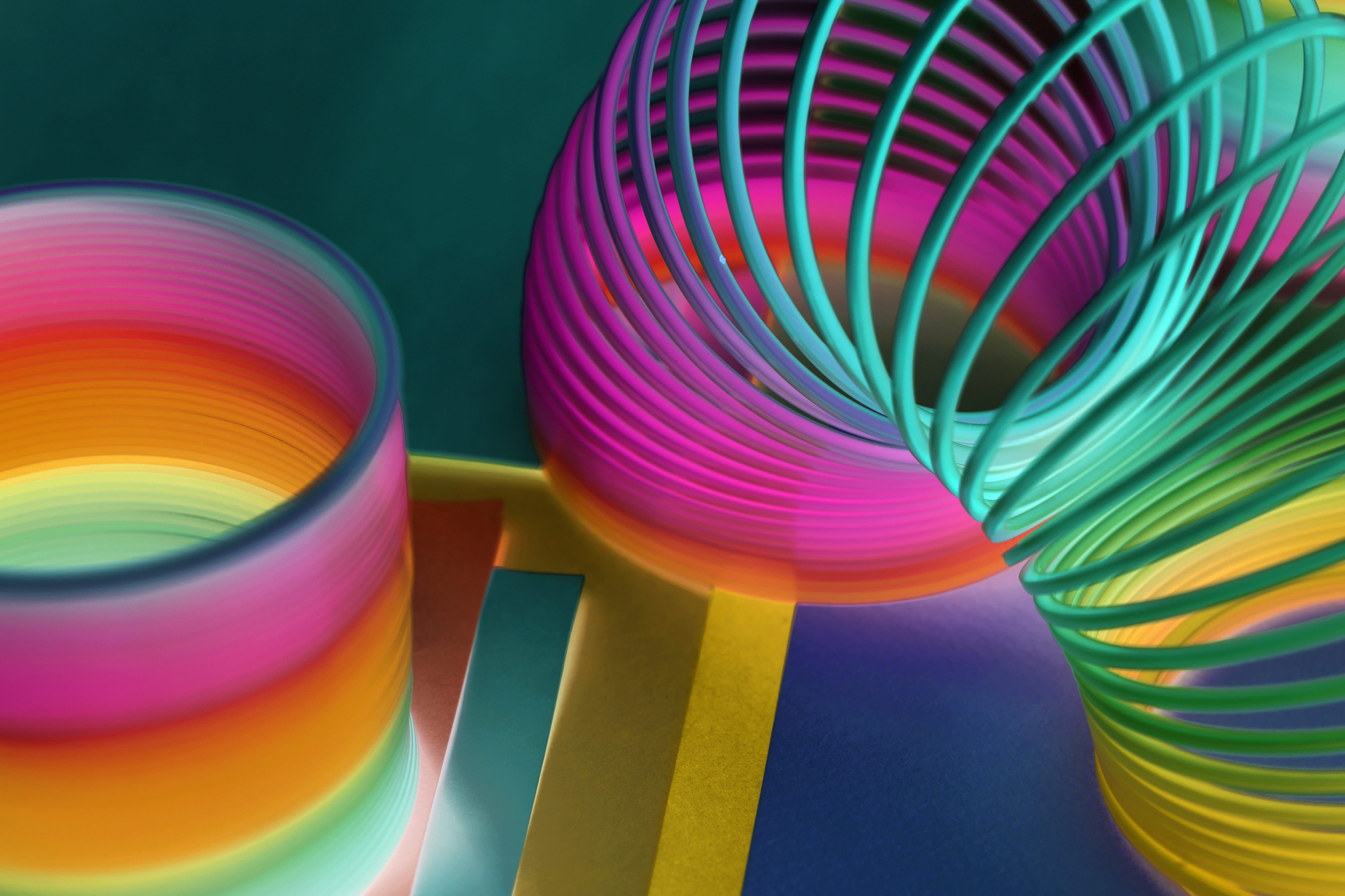 fun, amusement, craft, studio shot, enjoyment, no people, purple, still life, coil, colorful, backgrounds, multi colored, art and craft, bright, childhood, HD Wallpaper