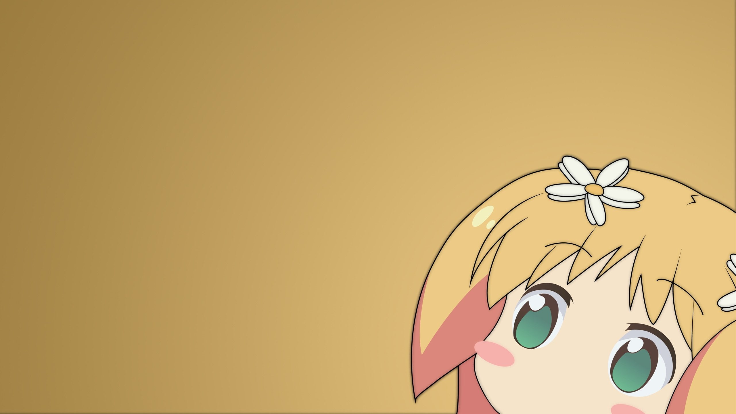 vector, blonde, sakura, short, blush, hair, sonoda, 2K, trick, yuu, HD Wallpaper
