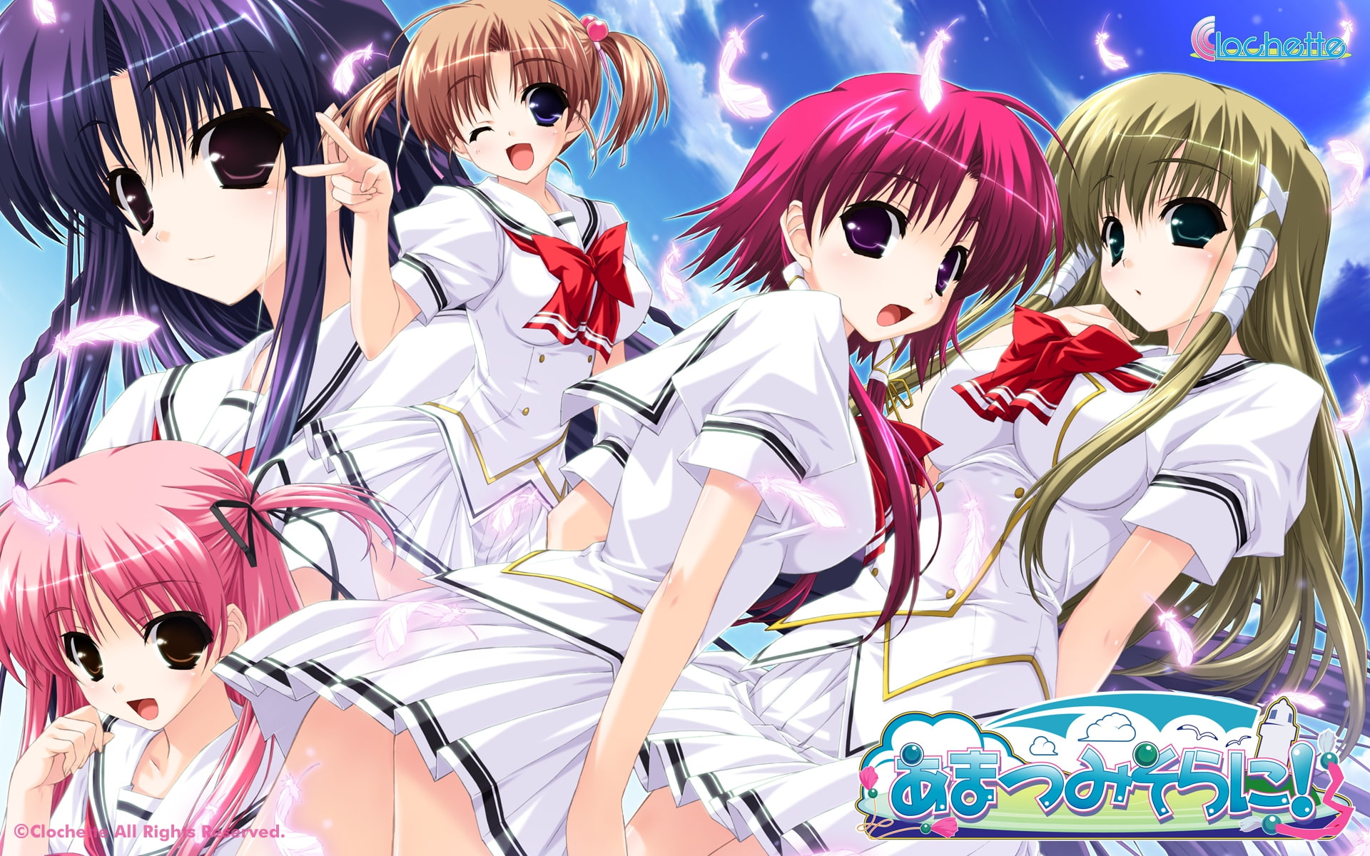 tobari, sora, amatsumi, hitotsubashi, serika, blush, wink, kiyosumi, shintaro, kanna, kanzaki, seifuku, 1080P, mikage, miyu, chisa, clochette, hazuki, HD Wallpaper