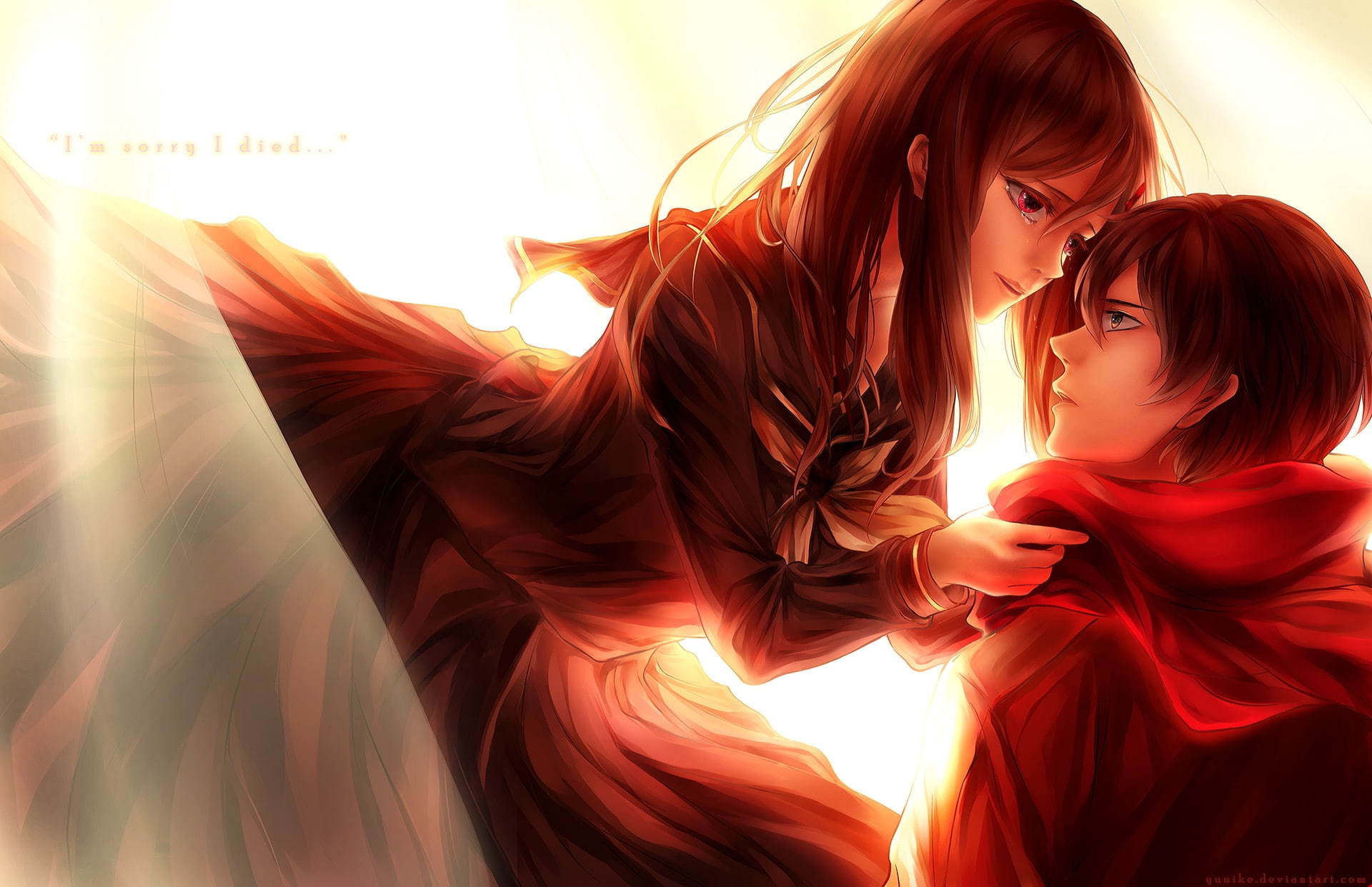 tateyama ayano, kagerou project, redhead, couple, women, young adult, outdoors, hairstyle, two people, nature, romantic, leisure activity, young women, HD Wallpaper
