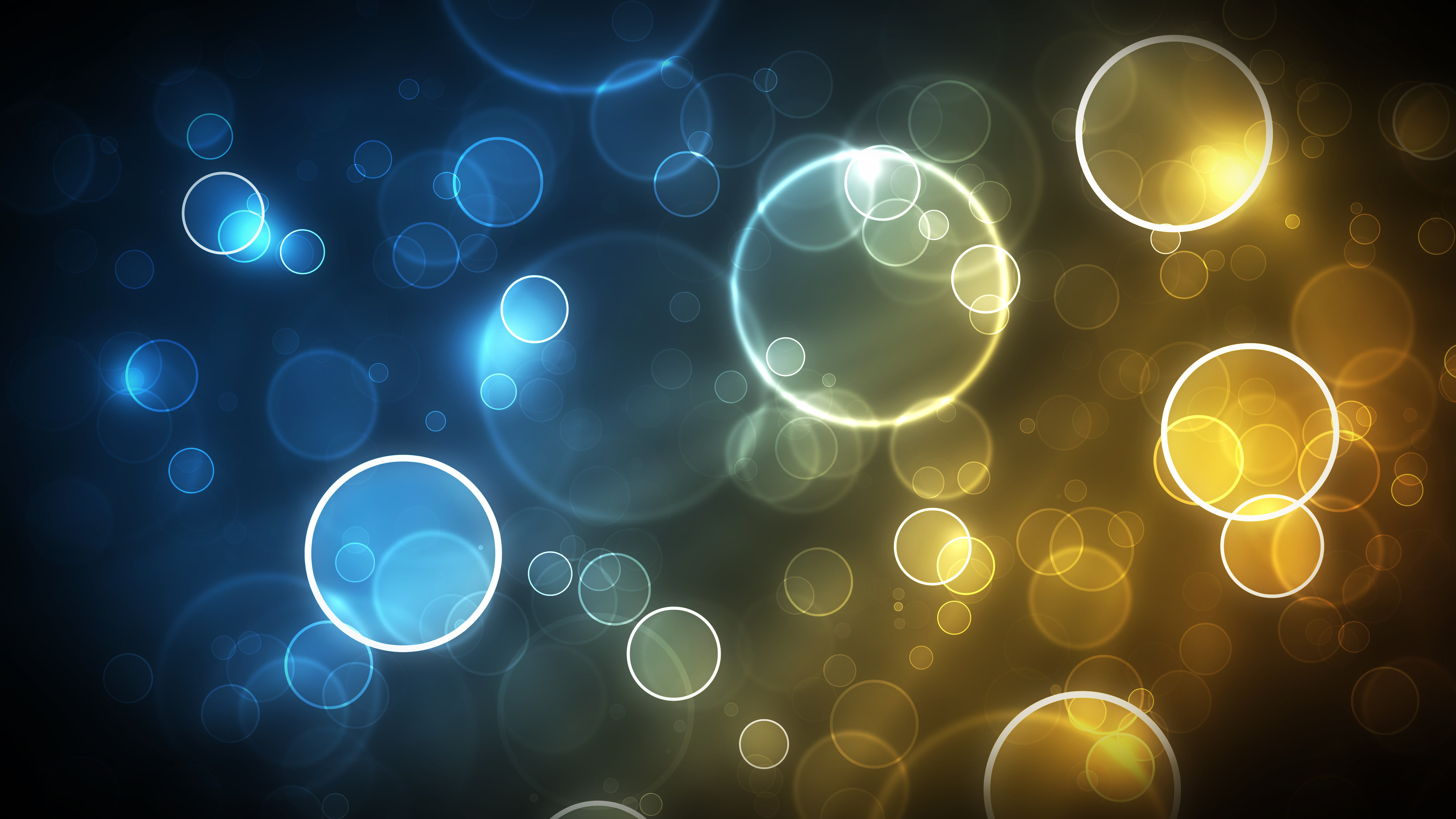 5K, different, abstract, light, light - Natural Phenomenon, vibrant Color, celebration, photographic Effects, sphere, spotted, shape, illustration, space, HD Wallpaper