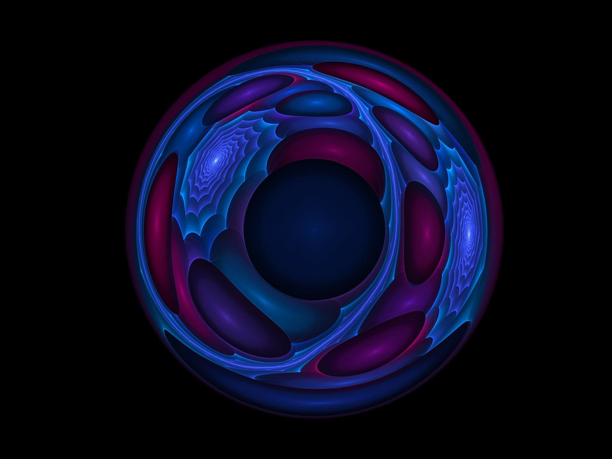 colorful, apophysis, colored, 1080P, abstract, fractals, flame, light, render, background, plastic, ball, fractal, pattern, HD Wallpaper