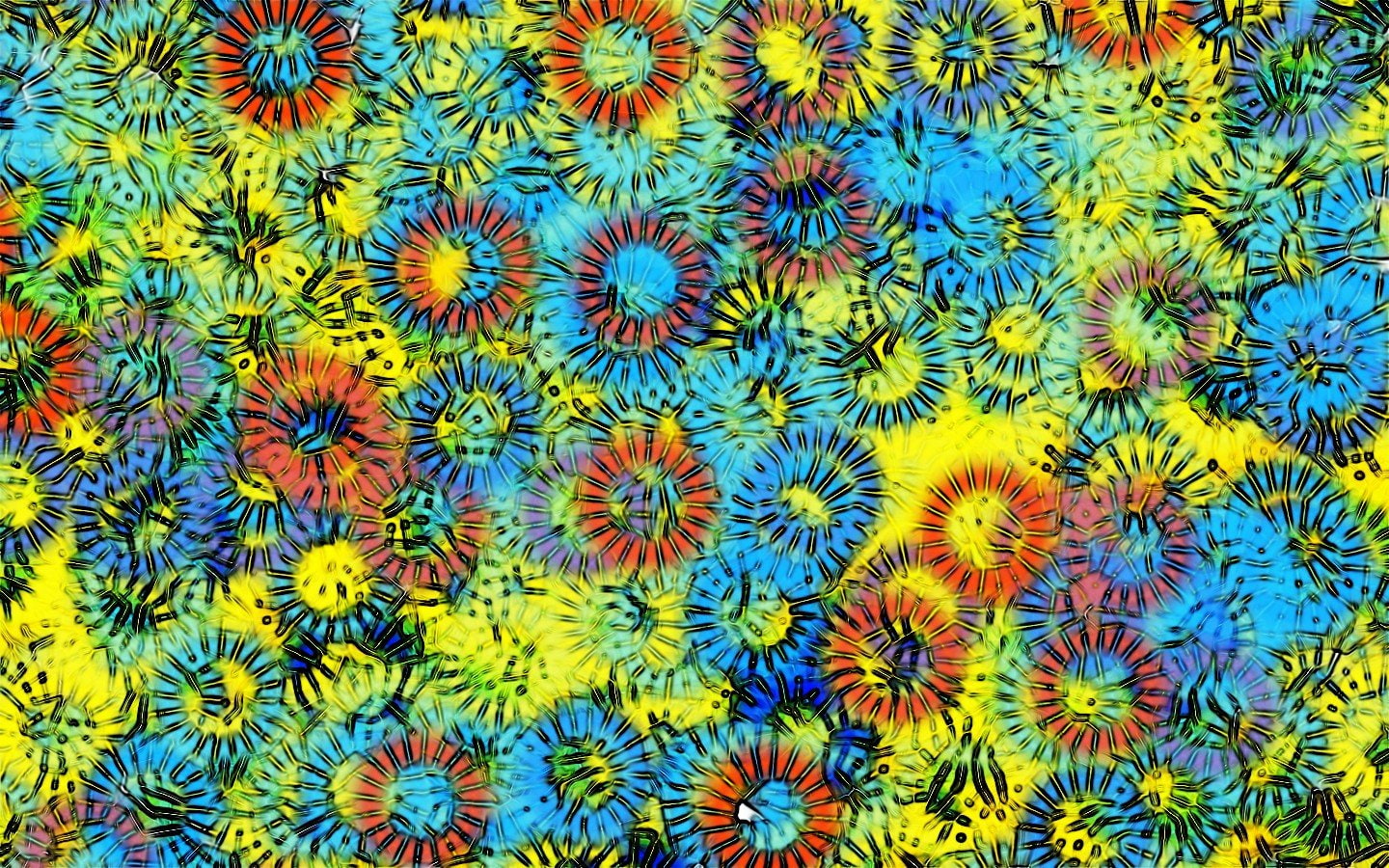720P, colors, Apophysis, summer, Composition, color, fractals, HD Wallpaper