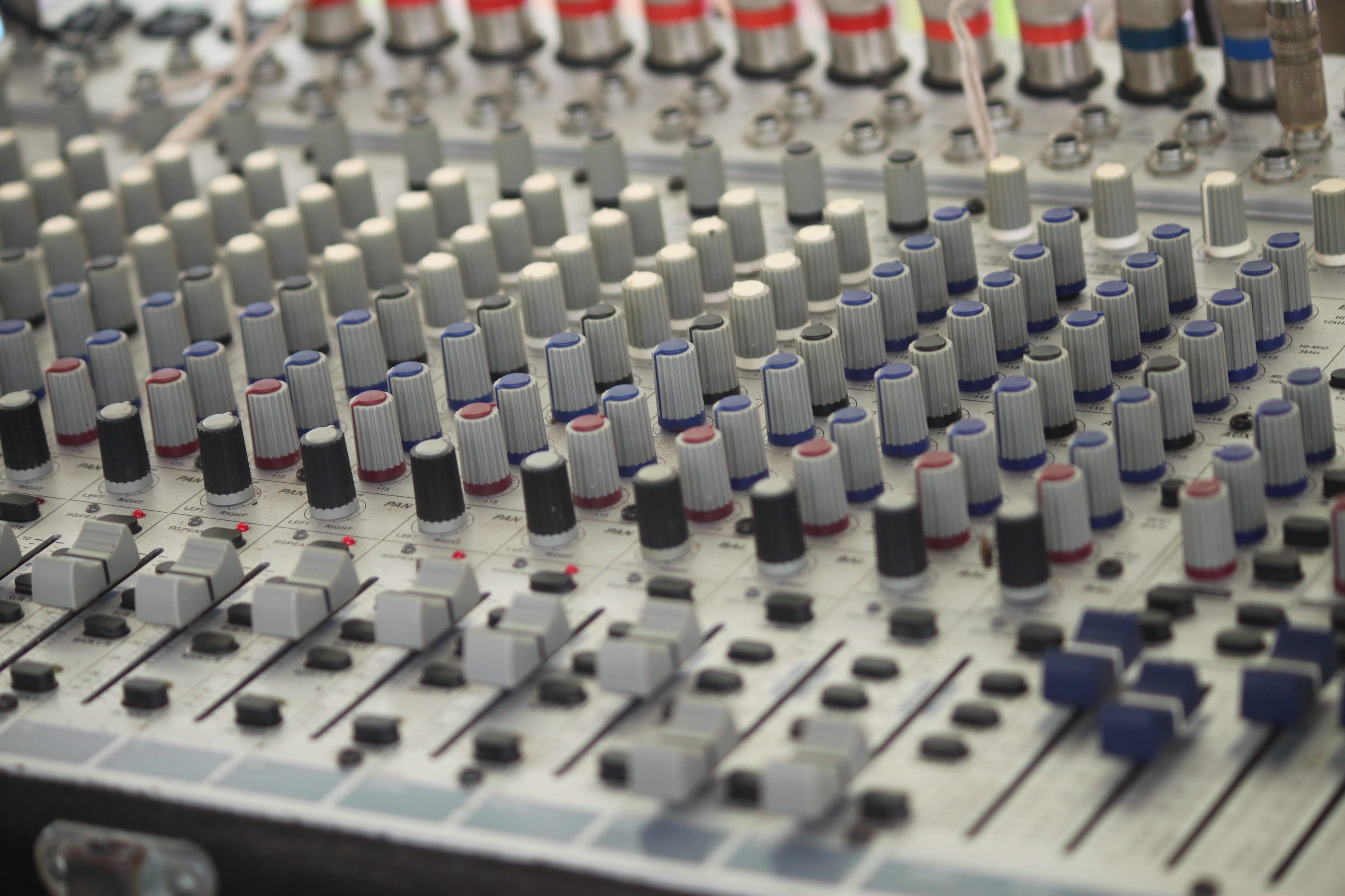 communication, electrical equipment, noise, control panel, button, music, close-up, control, studio, no people, banyumas, sound, indoors, mixing, dial, HD Wallpaper