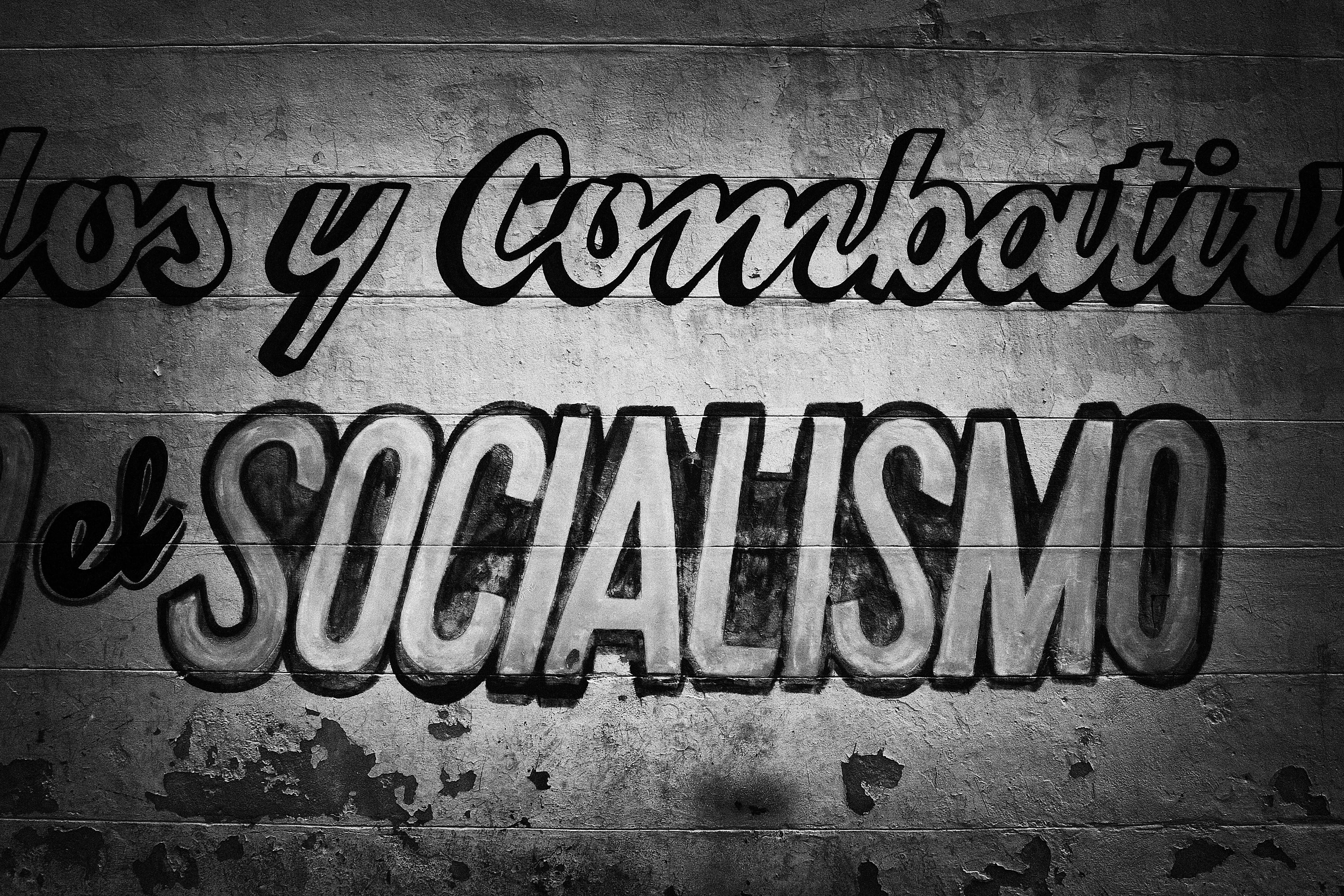 america, black And White, wall, communication, unofficial, typescript, information, old, street, information sign, no people, brick wall, capital letter, HD Wallpaper