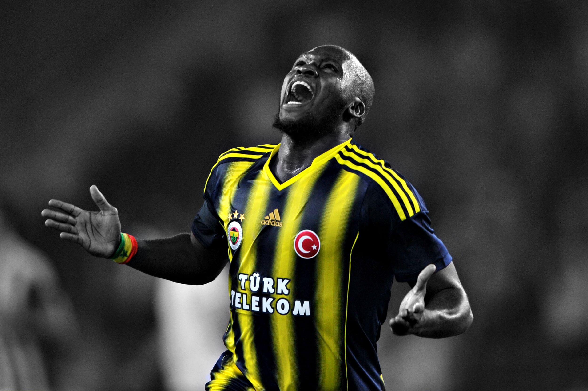 Moussa Sow, 1080P, Fenerbahçe, HD Wallpaper