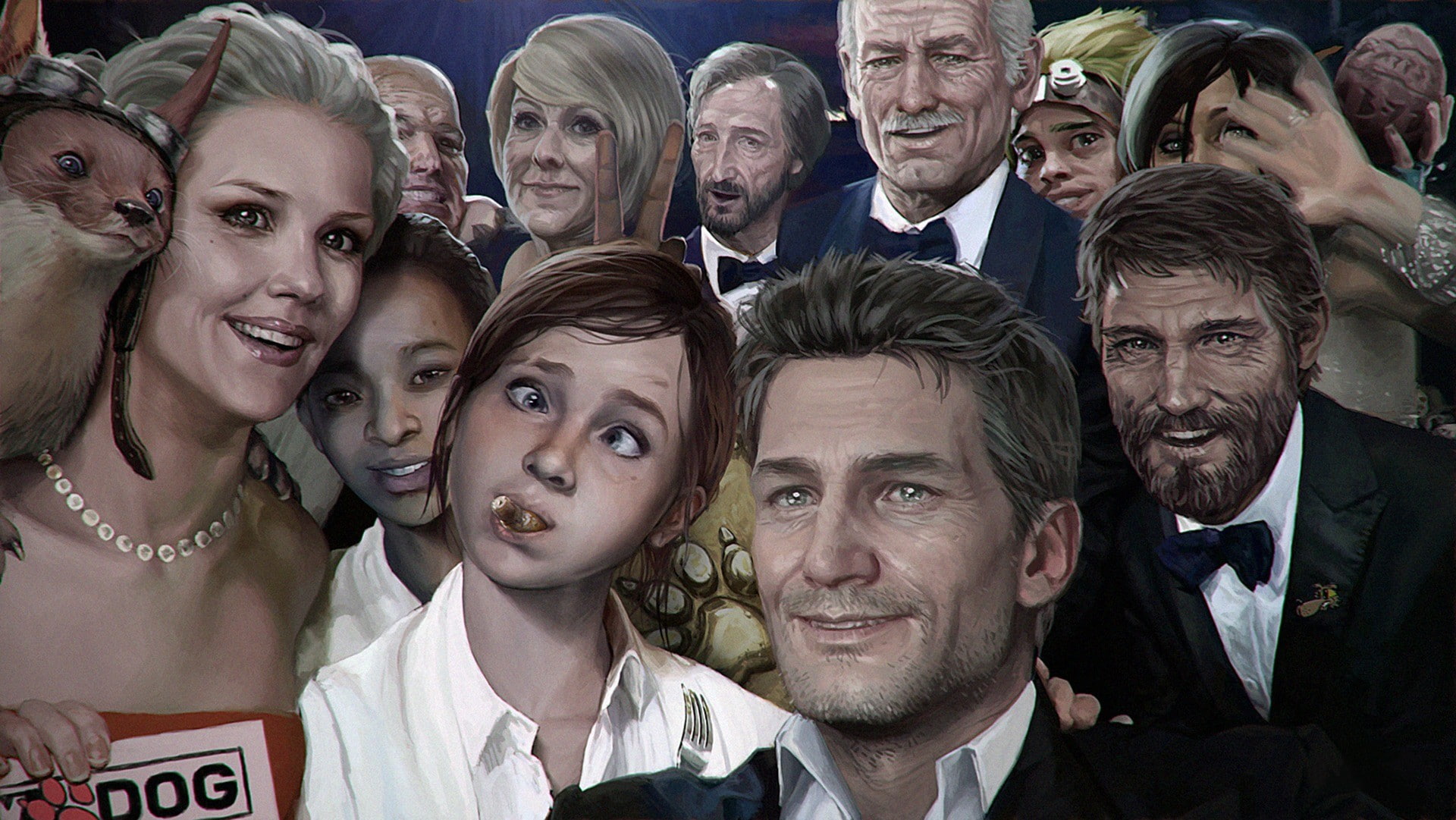 Selfies, video games, Naughty Dog, 1080P, artwork, HD Wallpaper