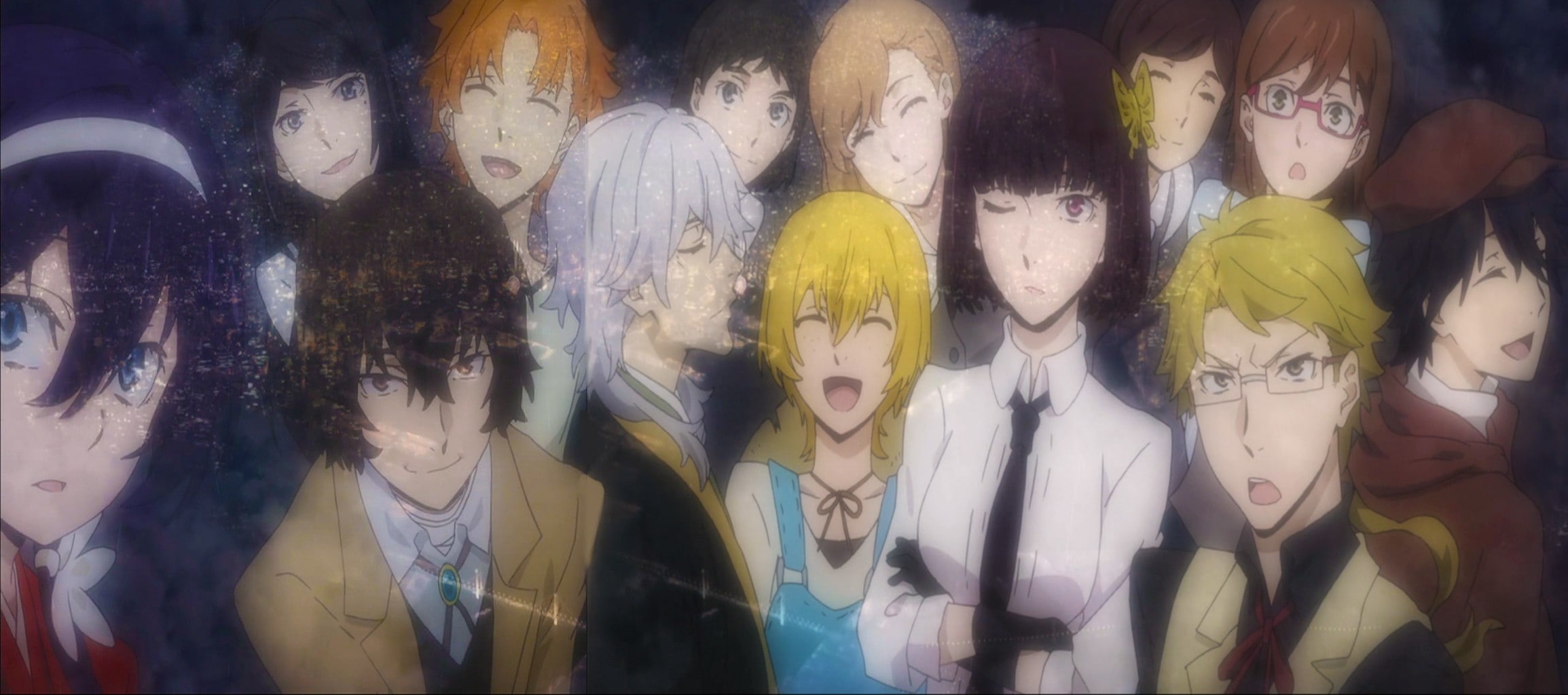 Izumi Kyouka, Kirako Haruno, Ranpo Edogawa, Junichirou Tanizaki, Bungou Stray Dogs, anime, Naomi Tanizaki, Dazai Osamu, 1080P, Akiko Yosano, Kenji Miyazawa, HD Wallpaper