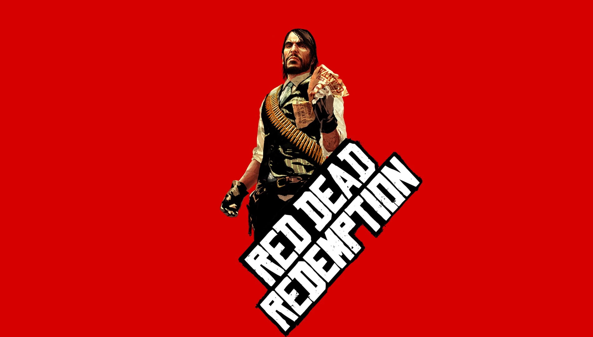simple, 720P, Red Dead Redemption, simple background, John Marston, HD Wallpaper