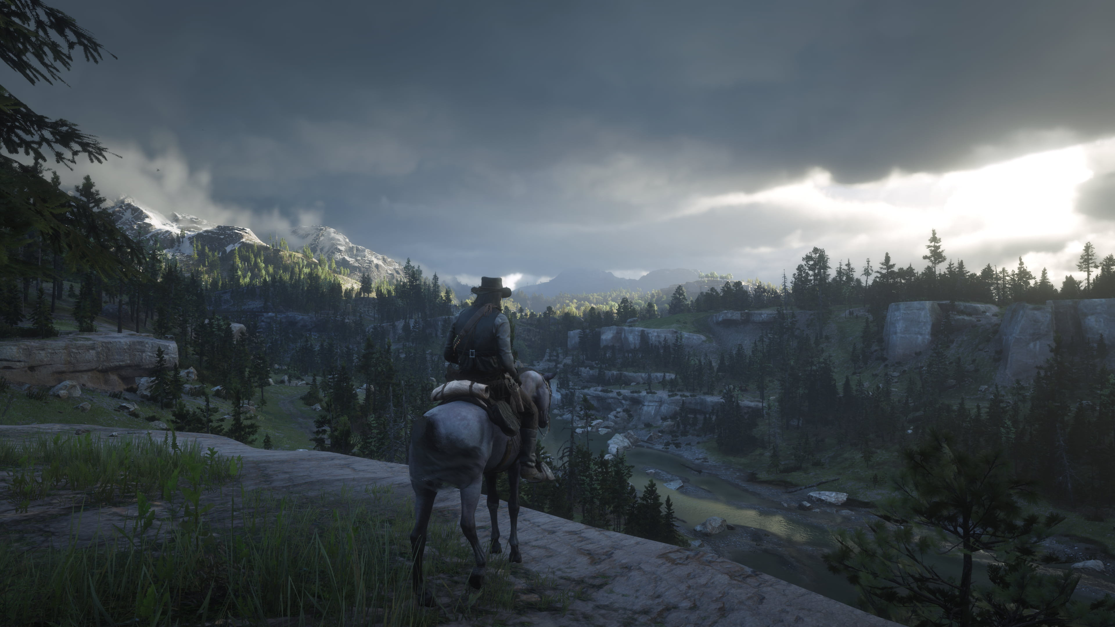 video games, Red Dead Redemption 2, John Marston, screen shot, 4K, HD Wallpaper