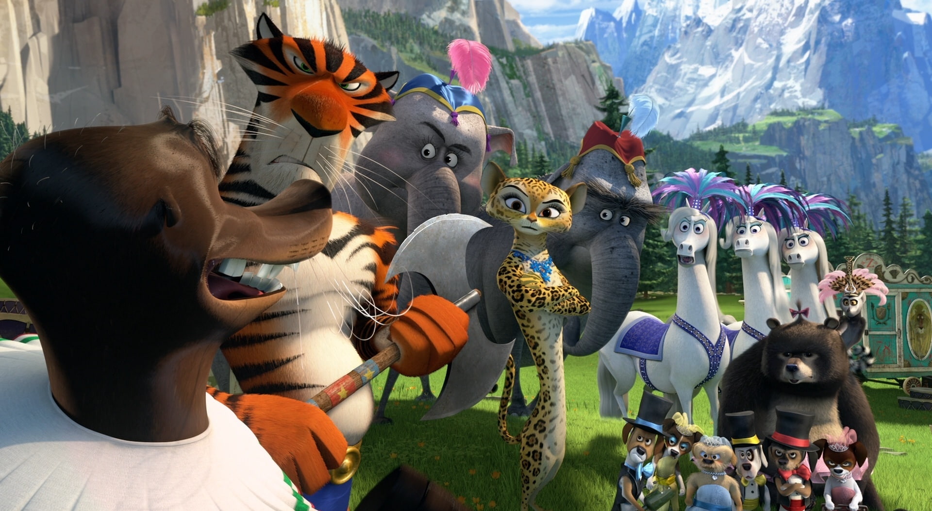 creativity, disguise, animals, representation, multi colored, art and craft, no people, Cartoons, 1080P, indoors, Circus, arts culture and entertainment, HD Wallpaper