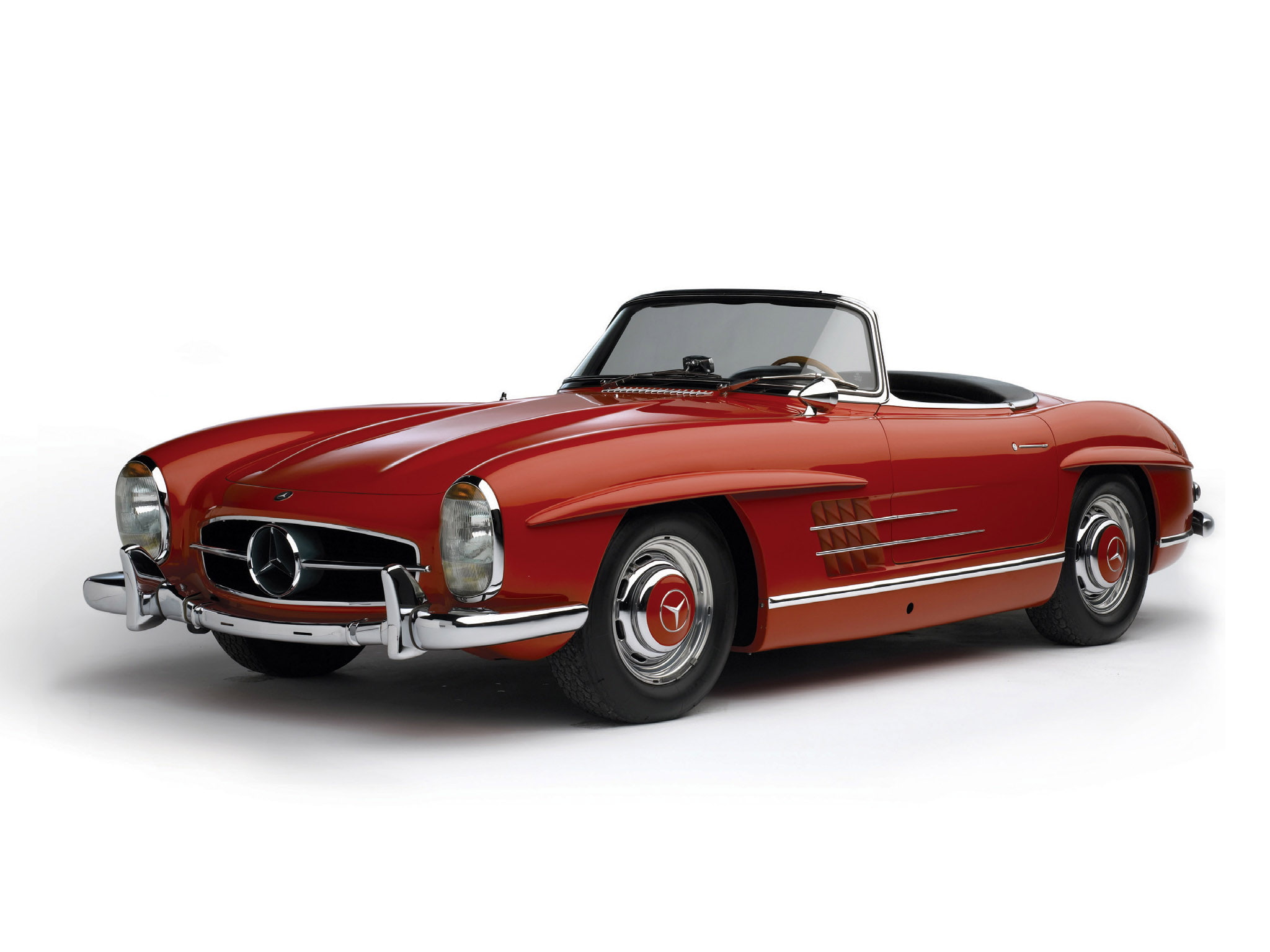 benz, retro, 1080P, r198, mercedes, 1957, 300sl, HD Wallpaper