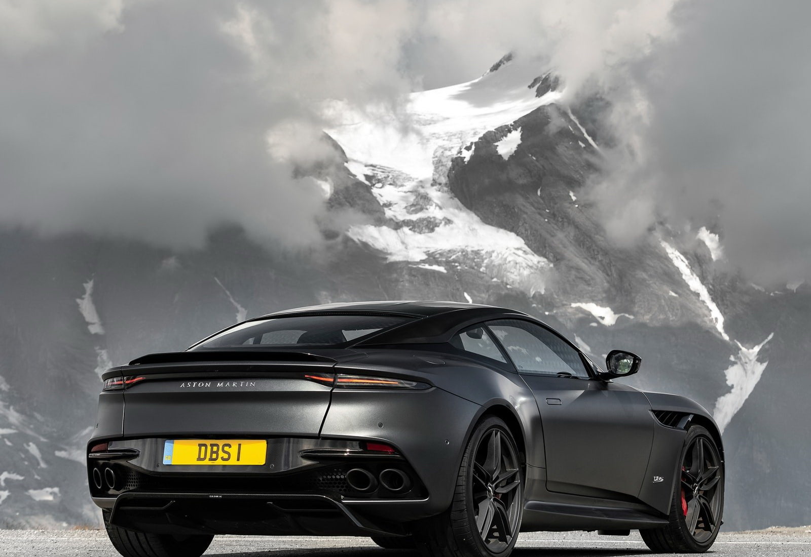 smoke - physical structure, transportation, driving, superleggera, storm, extreme weather, grey, car, motion, sky, 720P, mountain, winter, outdoors, xenon, HD Wallpaper