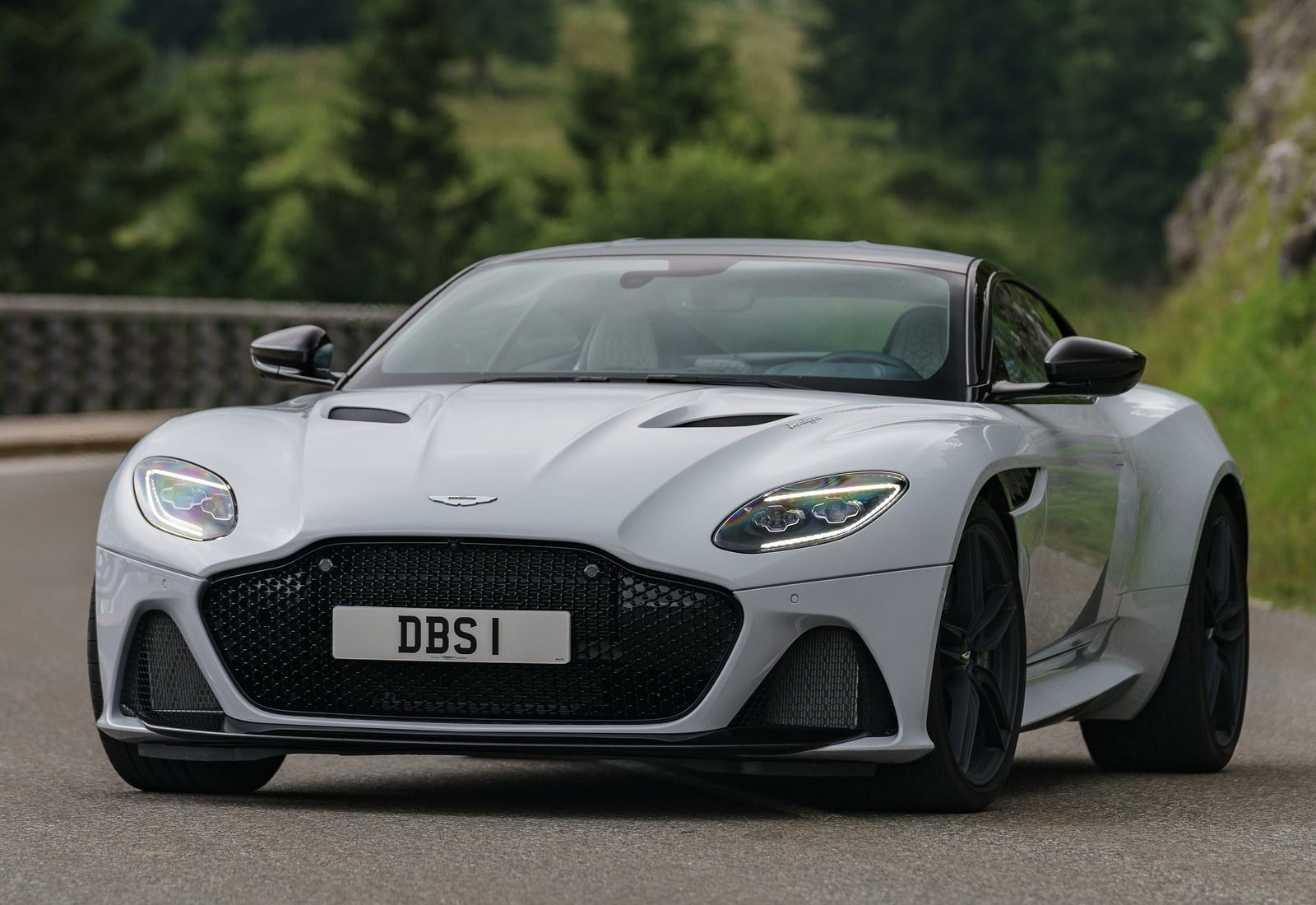 modern, 720P, car, wheel, day, superleggera, wealth, tree, dbs, travel, luxury, vintage car, motor vehicle, nature, focus on foreground, stationary, white, HD Wallpaper