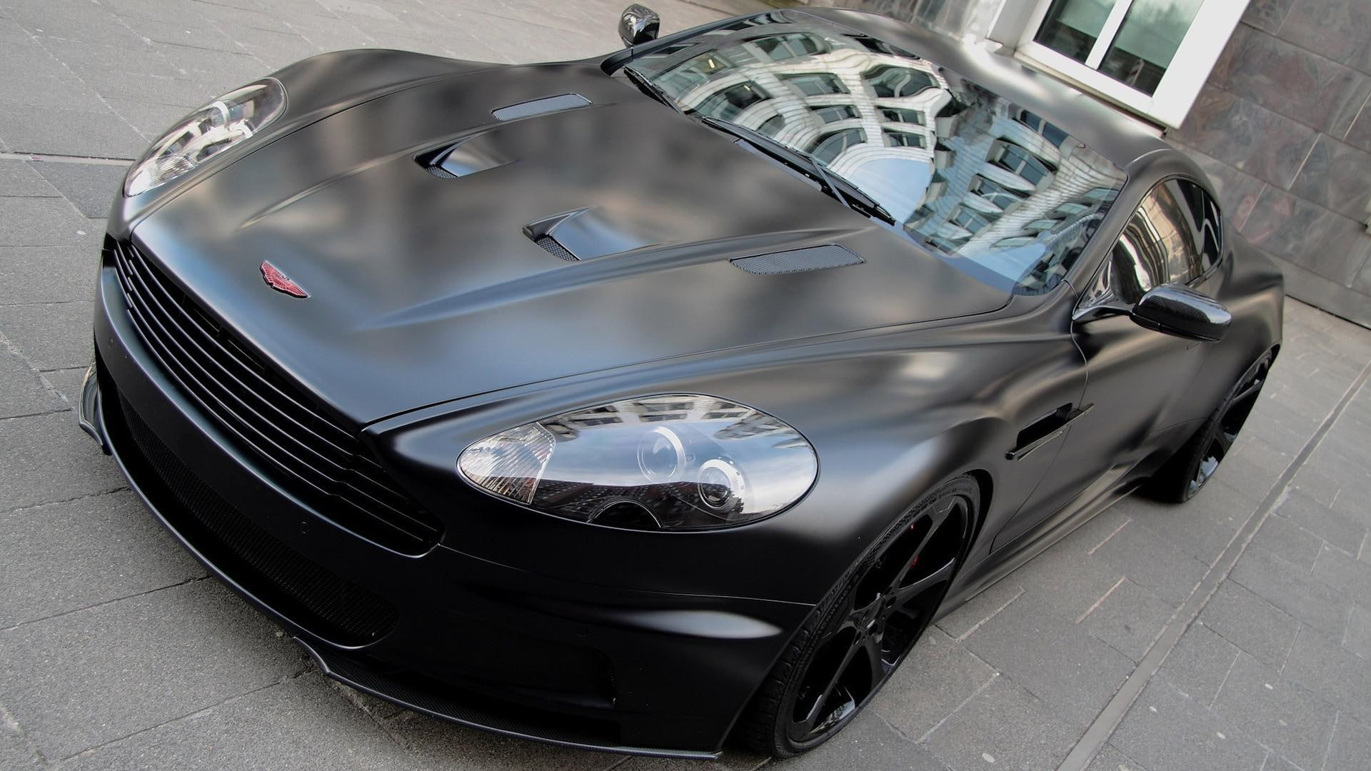 sports, black, v, aston martin, 1080P, aston martin dbs v12, 1920x1080, martin, cars, aston, car, dbs, HD Wallpaper