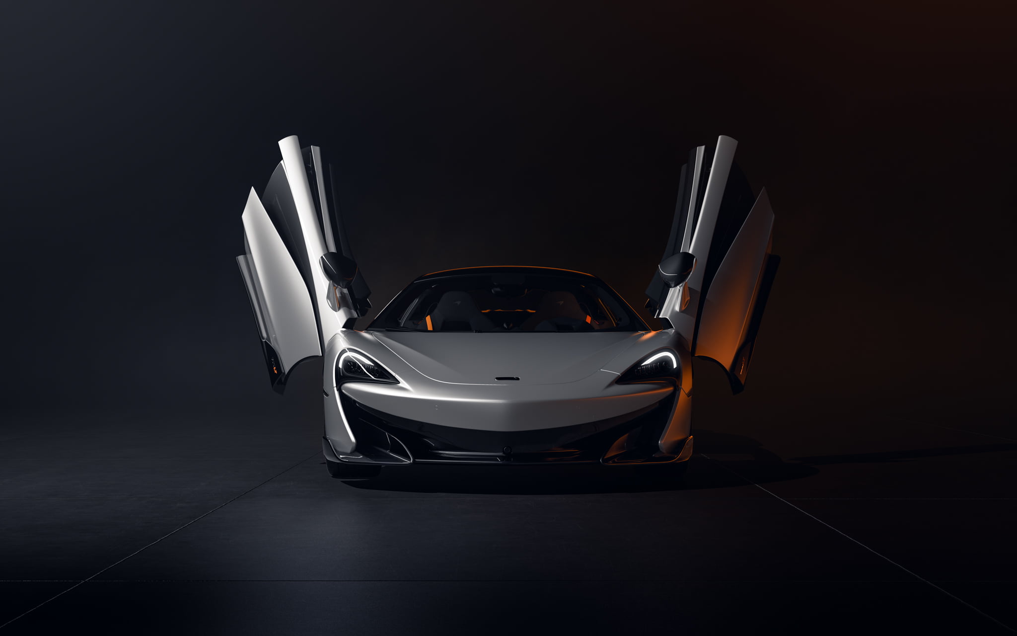 Silver Car, McLaren, Vehicle, Sport Car, McLaren 600LT, Car, 1080P, Supercar, HD Wallpaper
