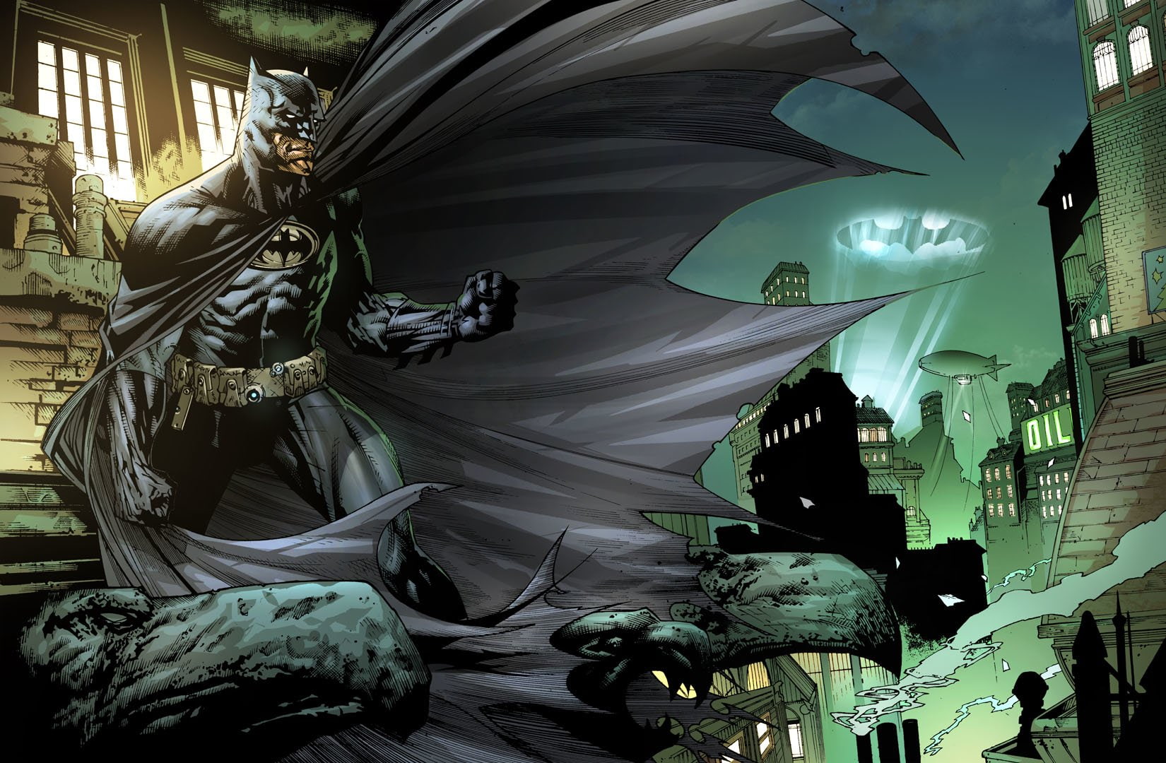 720P, Batman, Bat-Signal, HD Wallpaper