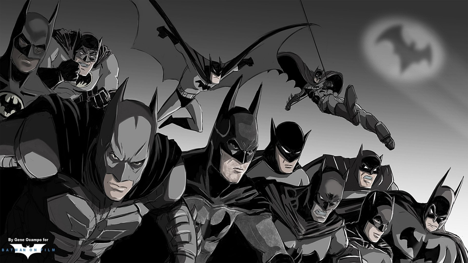 Batman, Bat-Signal, 1080P, HD Wallpaper