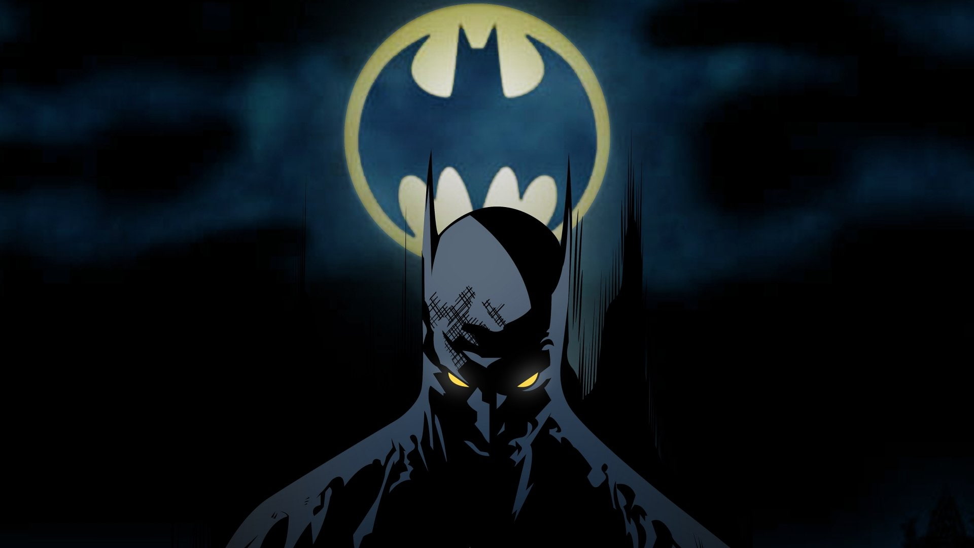 Batman, Bat-Signal, 1080P, HD Wallpaper