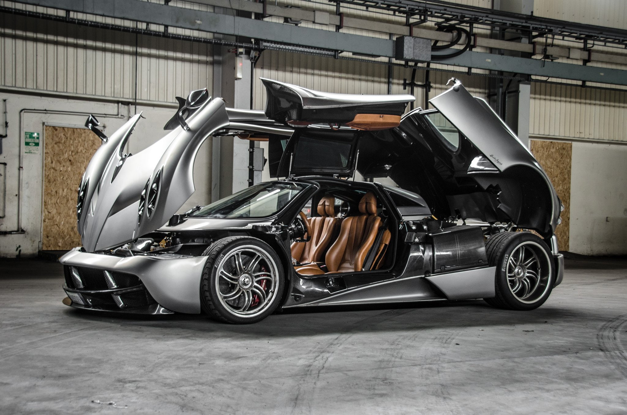 italia, 1080P, cars, pagani, grigio, gris, supercars, grey, huayra, HD Wallpaper