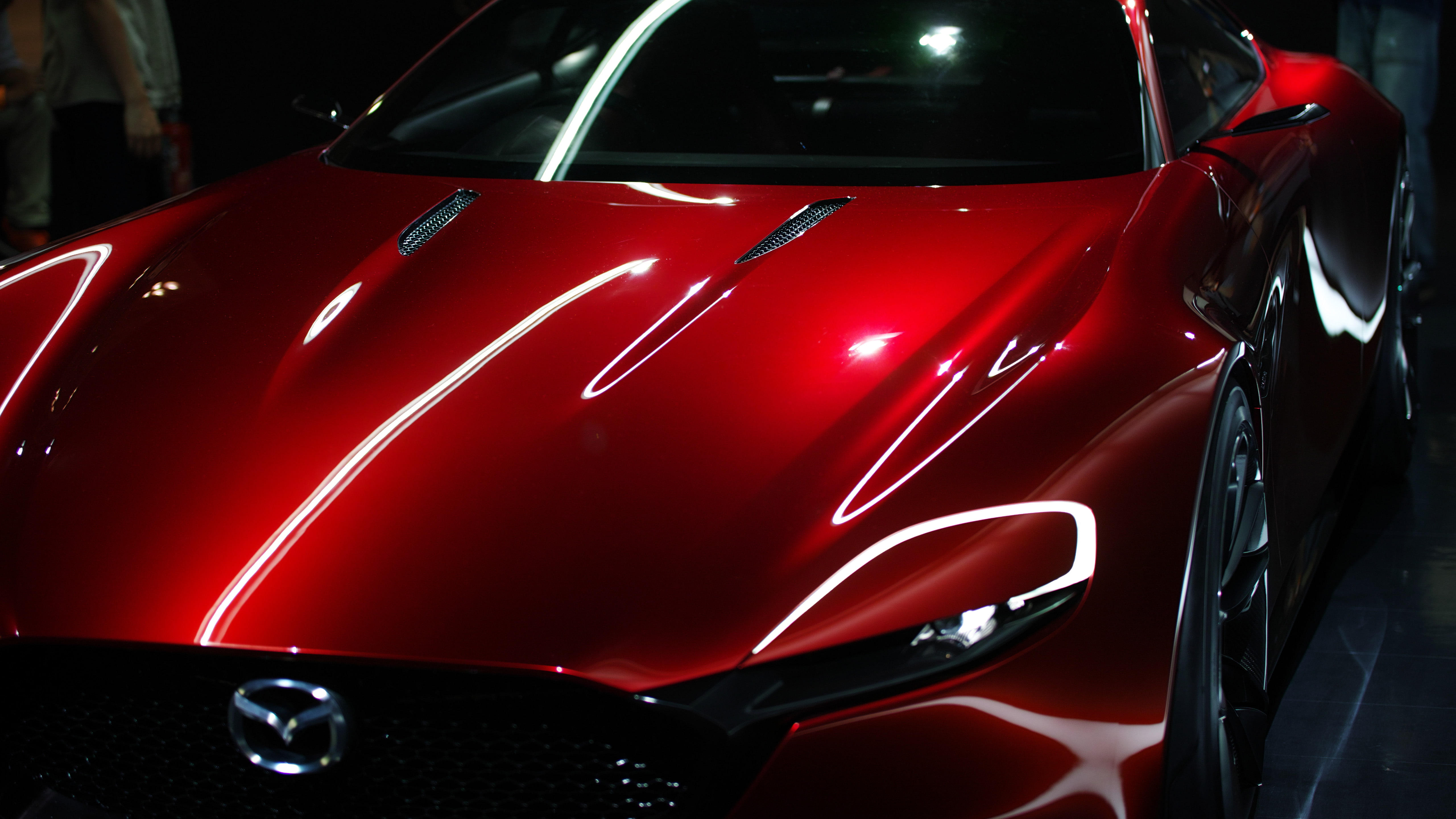 Powered, Sports, Mazda, RX-VISION, car, 5K, HD Wallpaper