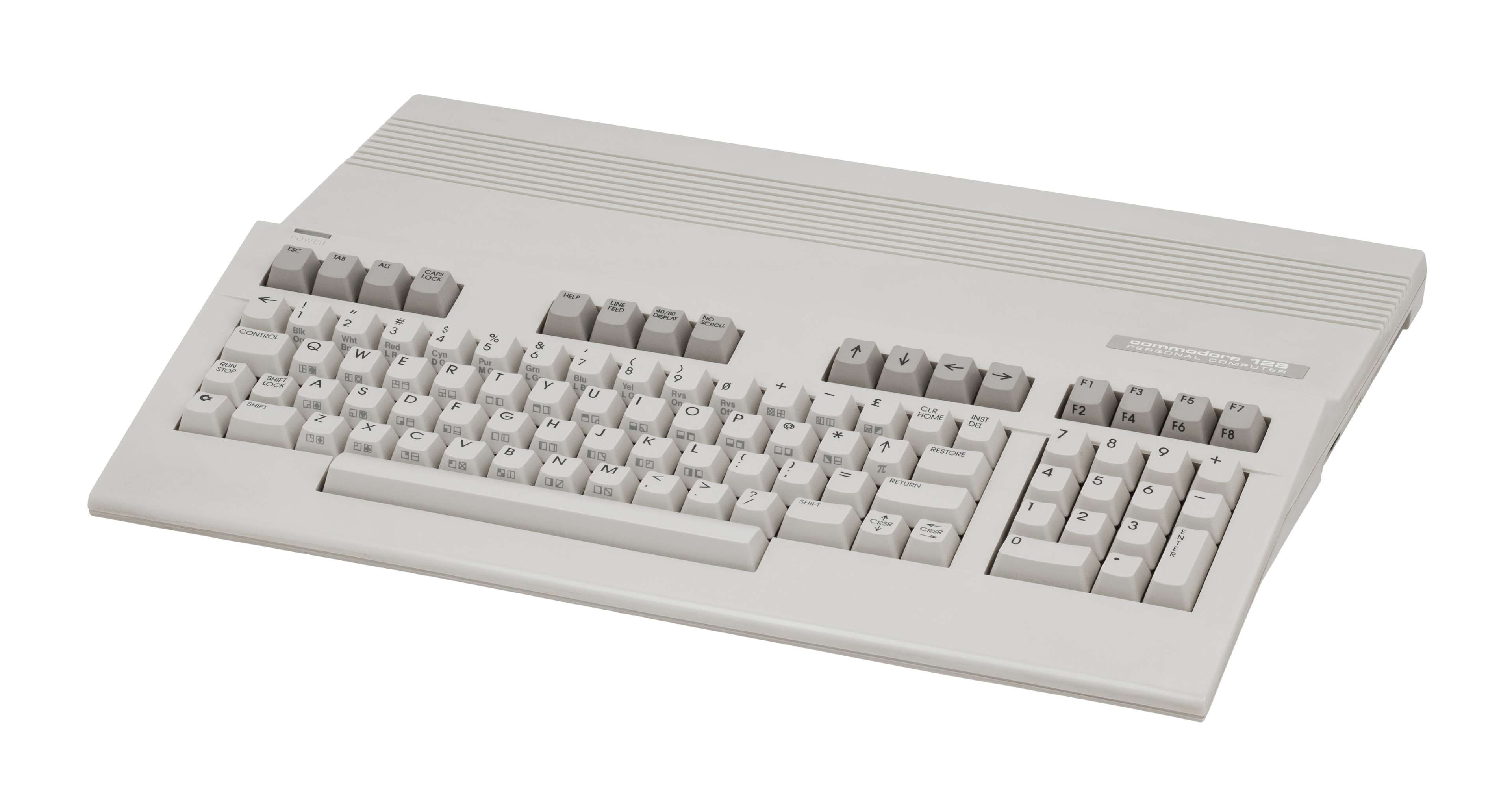 internet, wireless technology, indoors, old, laptop, close-up, studio shot, no people, cut out, computer equipment, pc, commodore, white background, c128, HD Wallpaper