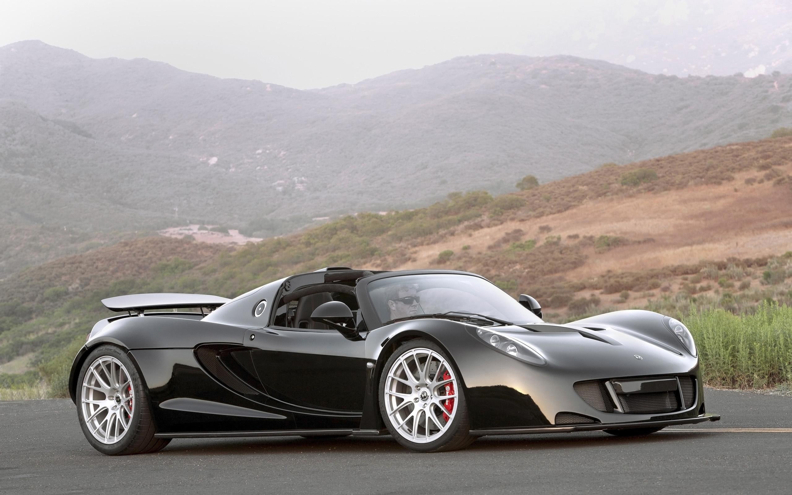 spyder, hennessey, 2K, gt, black, venom, HD Wallpaper