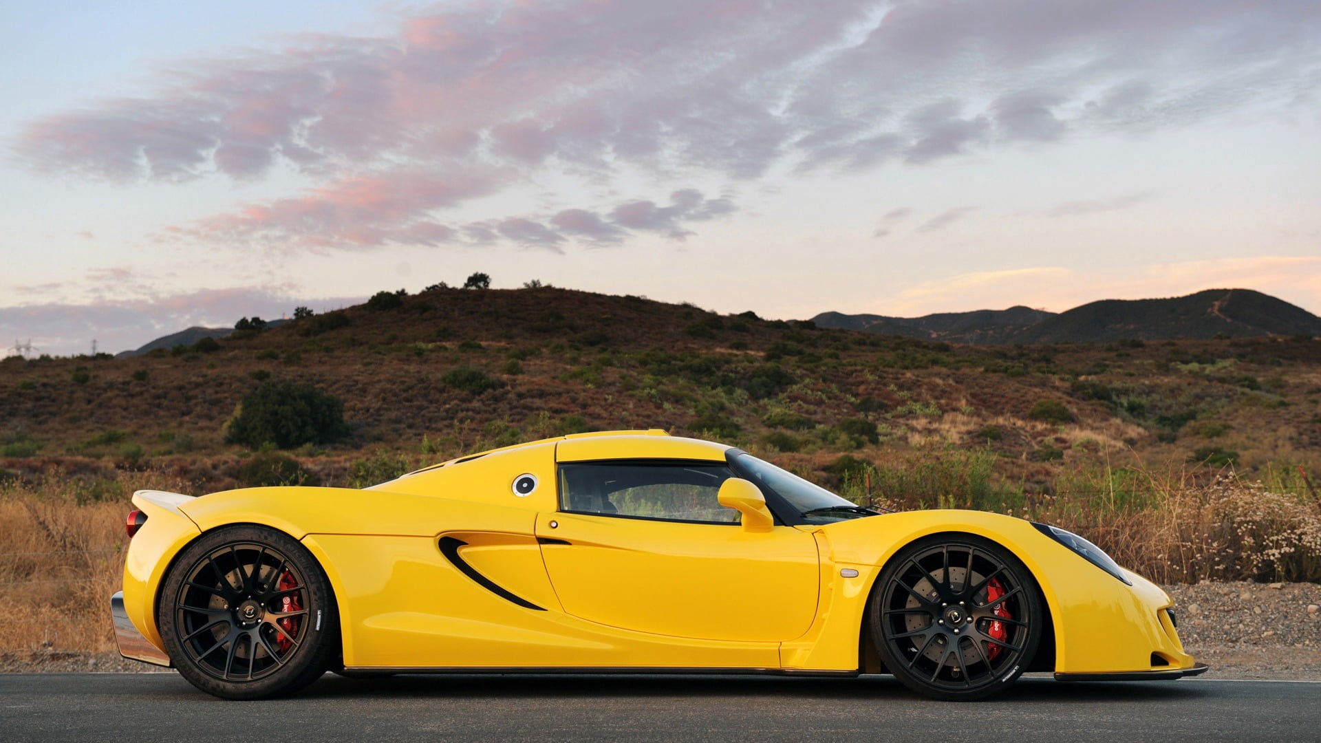 road, yellow, wheel, 1080P, design, motor Vehicle, sport, new, sports Car, beauty in nature, sky, mode of Transport, gt, performance Car, aerodynamic, HD Wallpaper