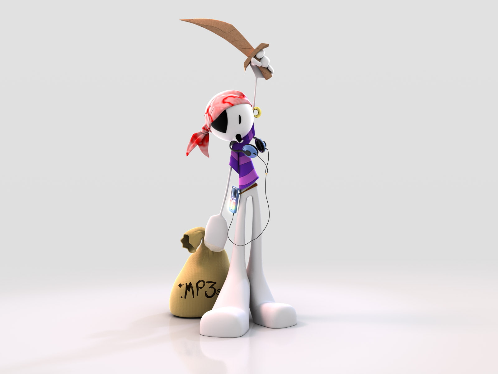animal wildlife, artwork, copy space, one animal, representation, digital art, fun, one person, indoors, simple background, figurine, human representation, HD Wallpaper