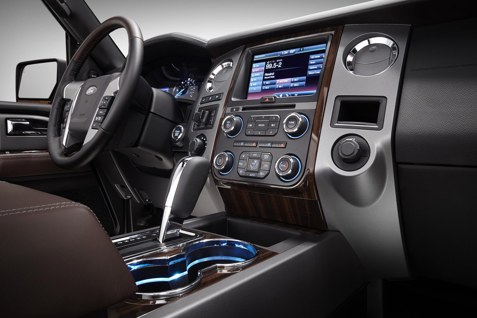 ford, steering wheel, transportation, 1080P, velociraptor, modern, control, car, control panel, no people, seat, hennessey, indoors, mode of transportation, HD Wallpaper