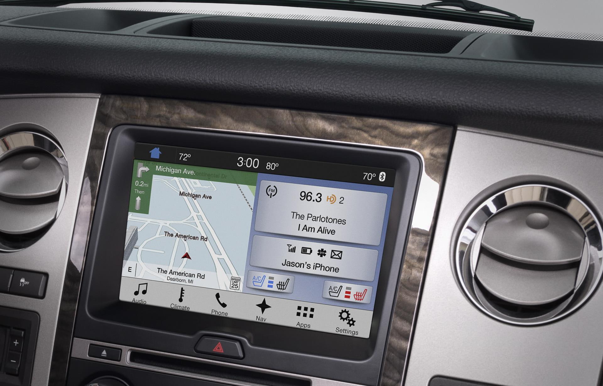 expedition, wireless technology, ford, number, 1080P, communication, land vehicle, hennessey, suv, control panel, vehicle interior, no people, transportation, HD Wallpaper