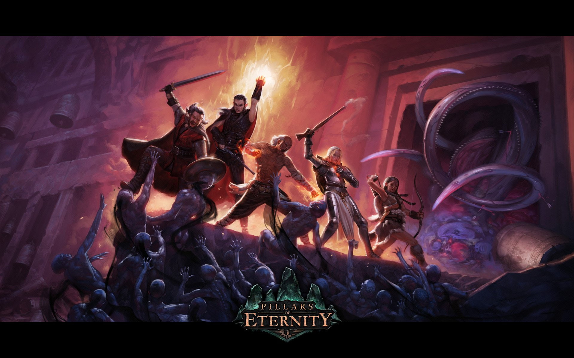 pillars of eternity, 1080P, fantasy, rpg, pillars, party based, eternity, HD Wallpaper