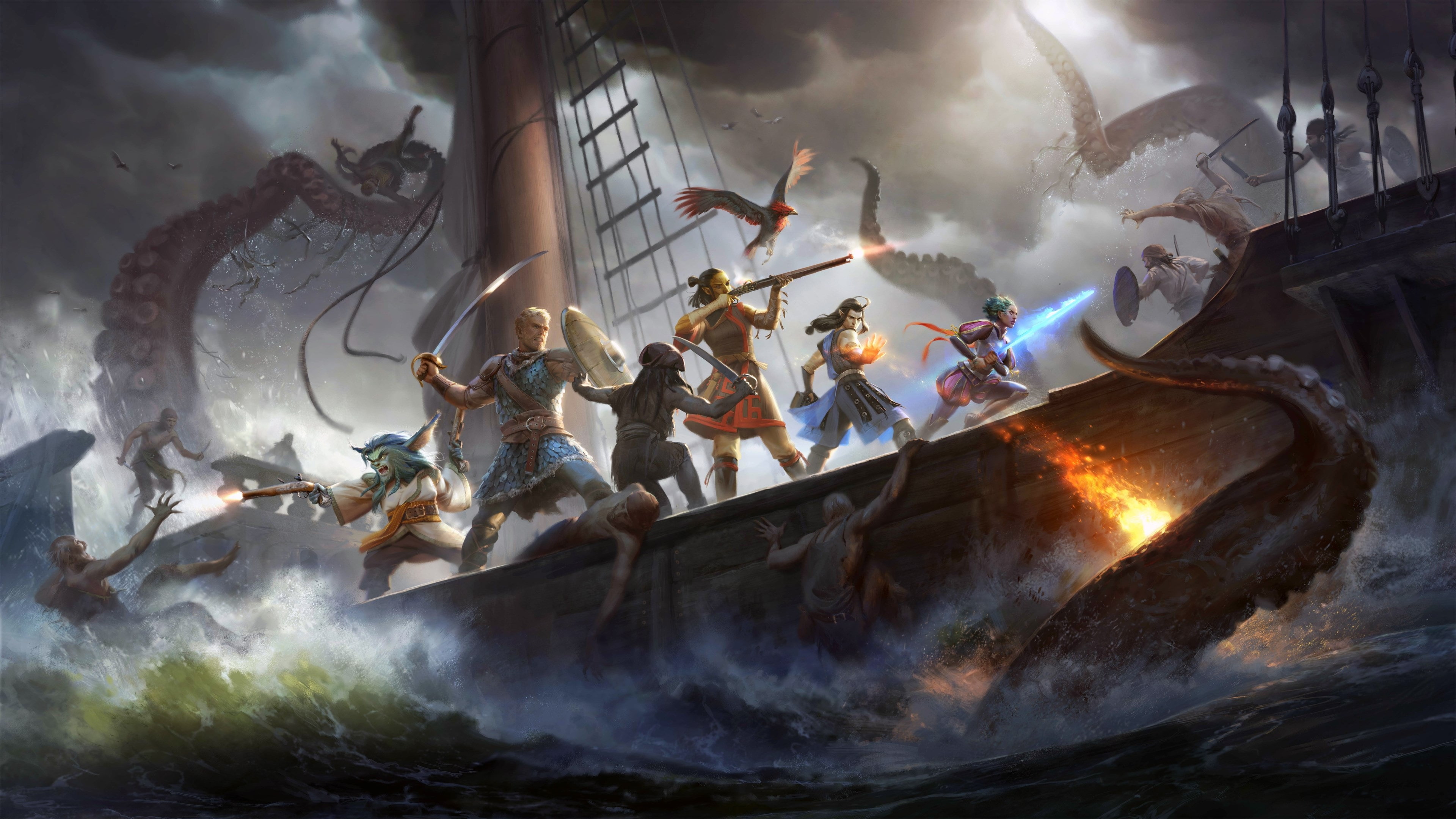 4K, pillars of eternity ii deadfire 4k  cool, HD Wallpaper