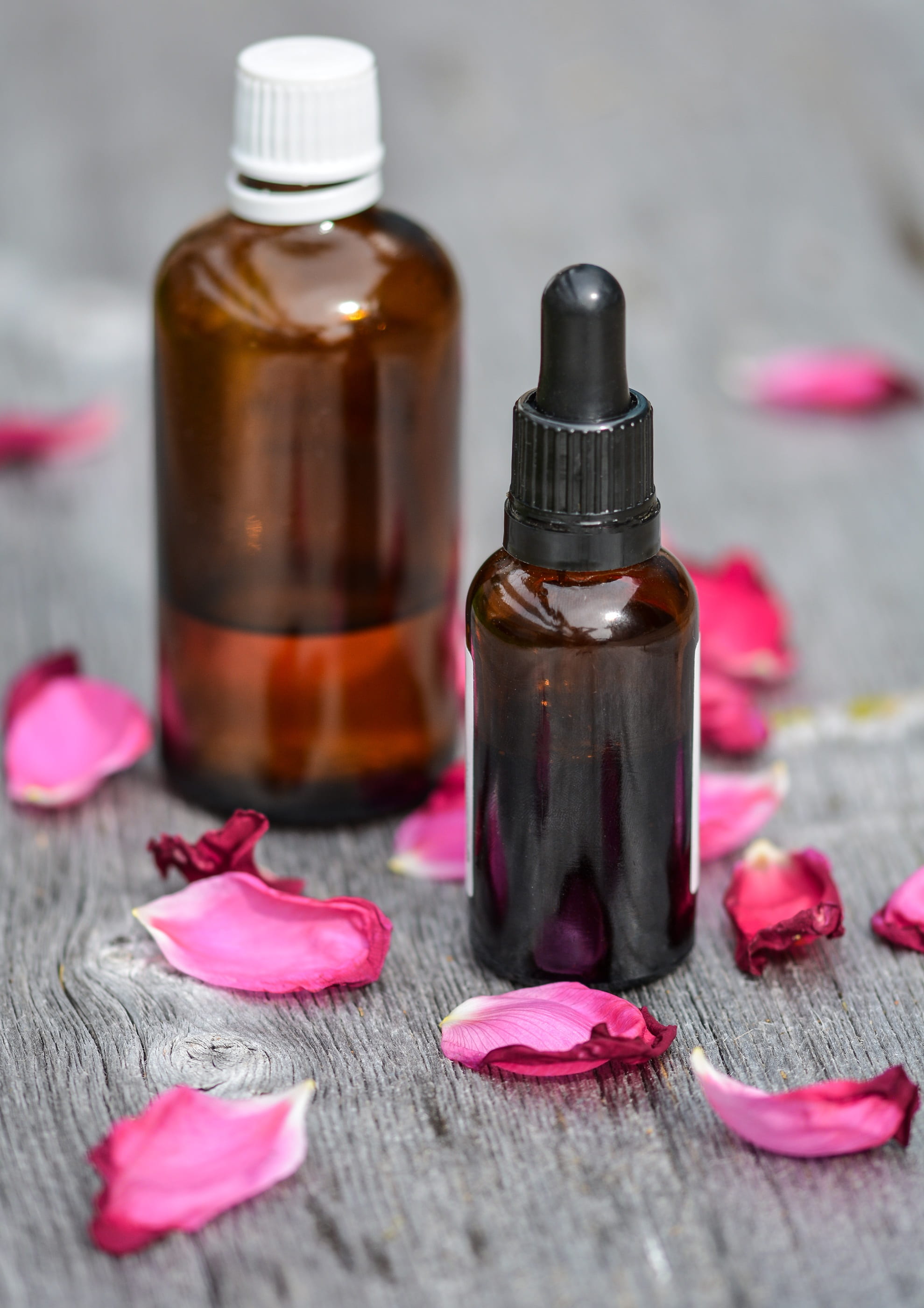 flower, alternative, amber, petal, care, food, bottles, health, close-up, indoors, herbal, relax, fragrance, petals, food and drink, aroma, container, body, Phone HD Wallpaper