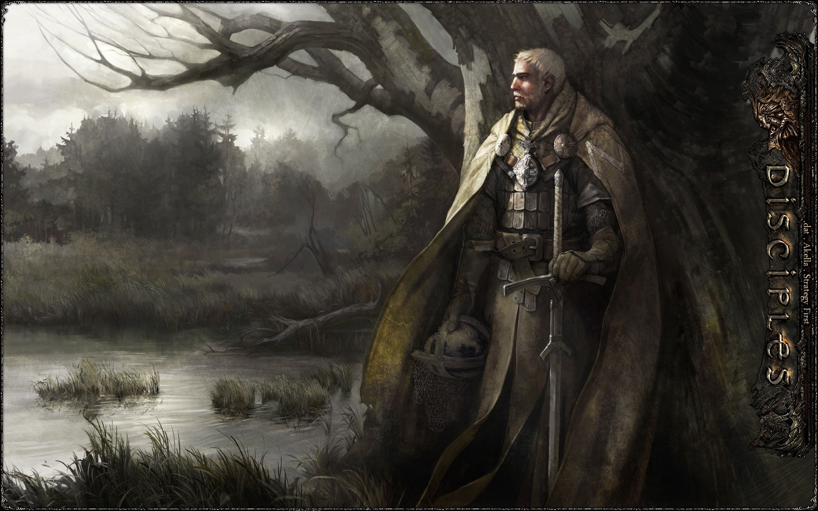 halloween, clothing, nature, mid adult, church, christianity, outdoors, water, one person, river, real people, history, adult, sword, forest, look, men, HD Wallpaper