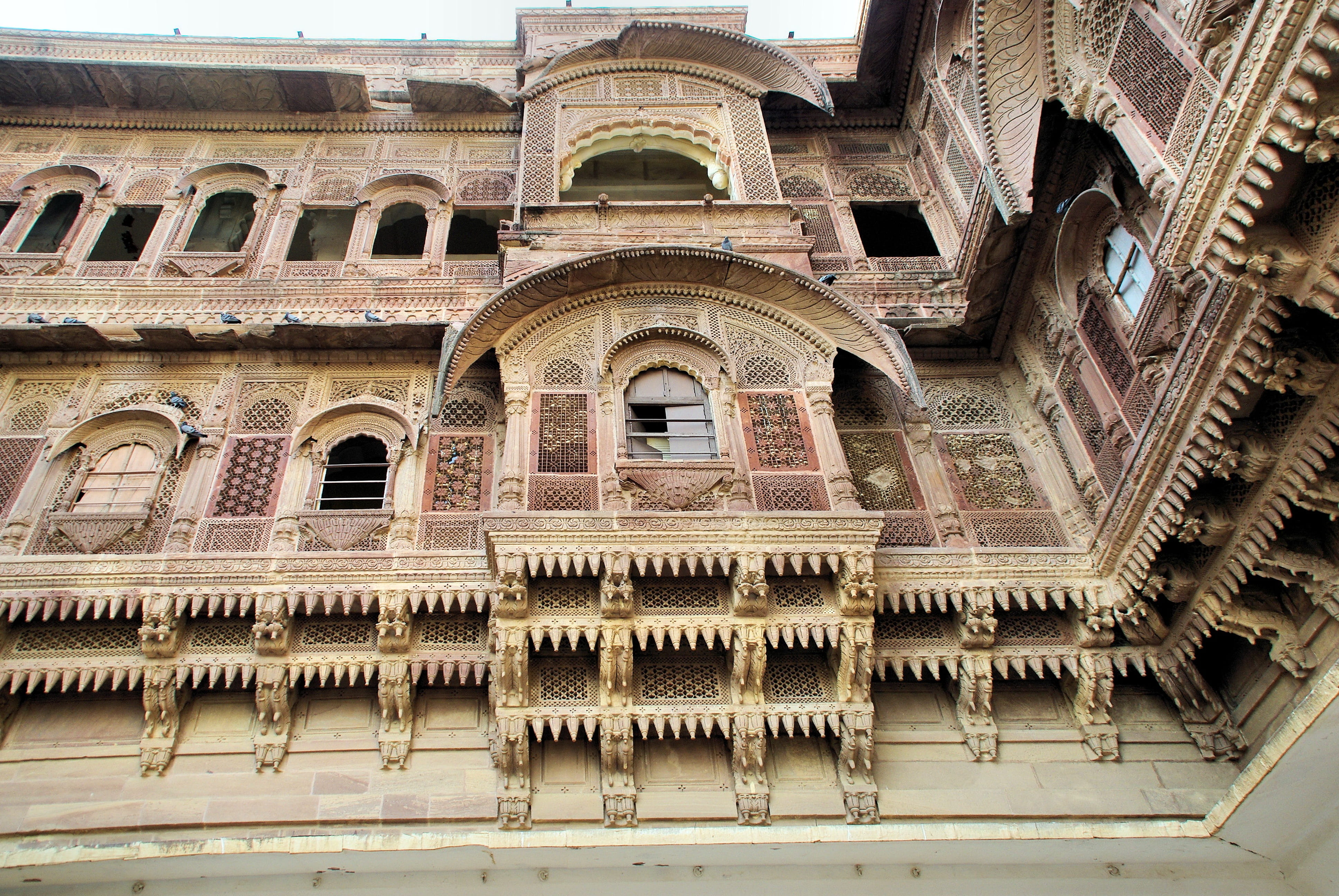 spirituality, rajastan, history, place of worship, ancient, travel, the past, Palace, low angle view, building exterior, belief, building, no people, Jodhpur, HD Wallpaper