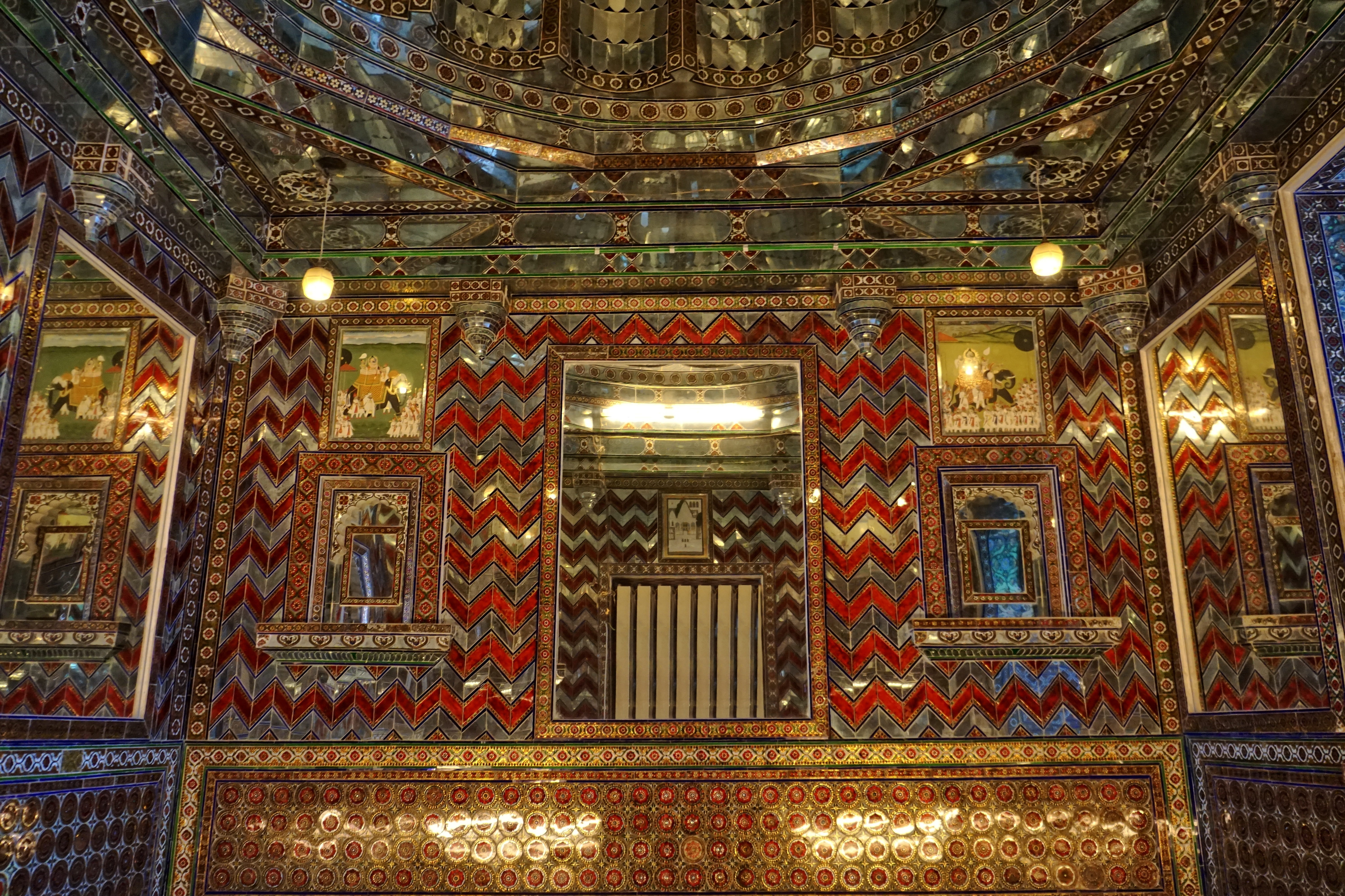 decoration, creativity, udaipur, craft, within, no people, stage, chandelier, design, art and craft, illuminated, luxury, low angle view, religion, city palace, HD Wallpaper