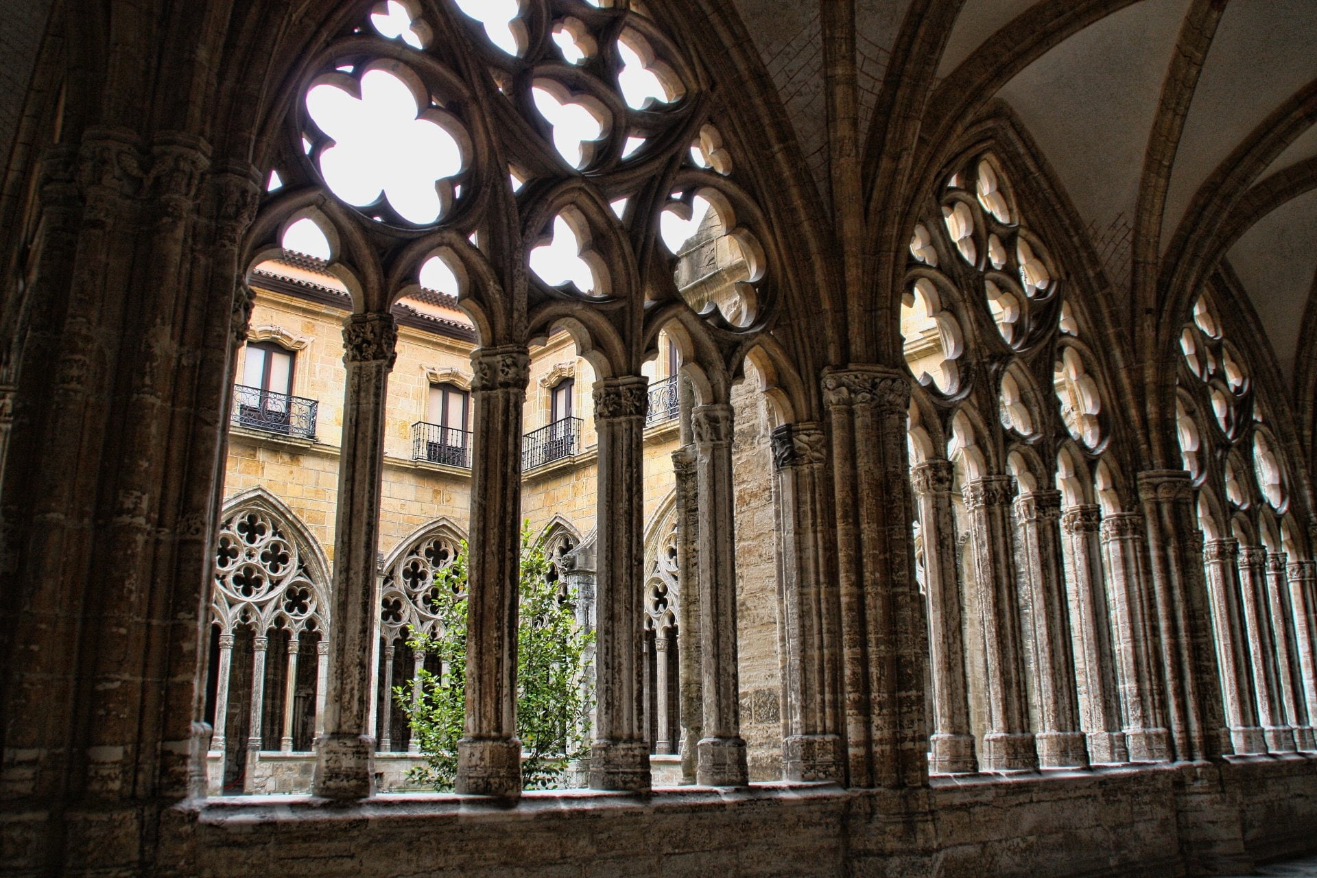 Oviedo, Cathedrals, Spain, Cathedral, Cloister, 1080P, HD Wallpaper
