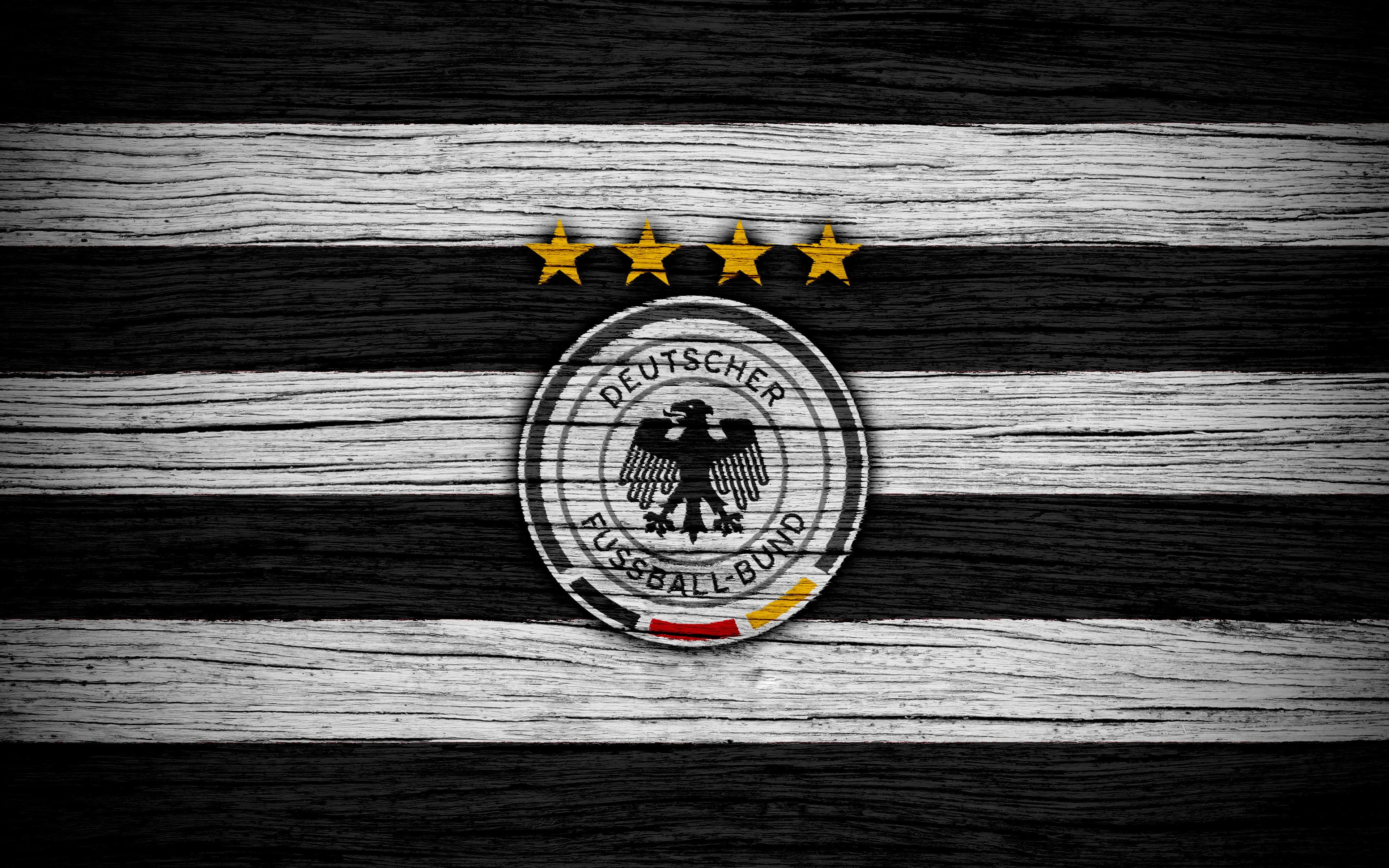 4K, Logo, Soccer, Emblem, Germany National Football Team, Germany, HD Wallpaper