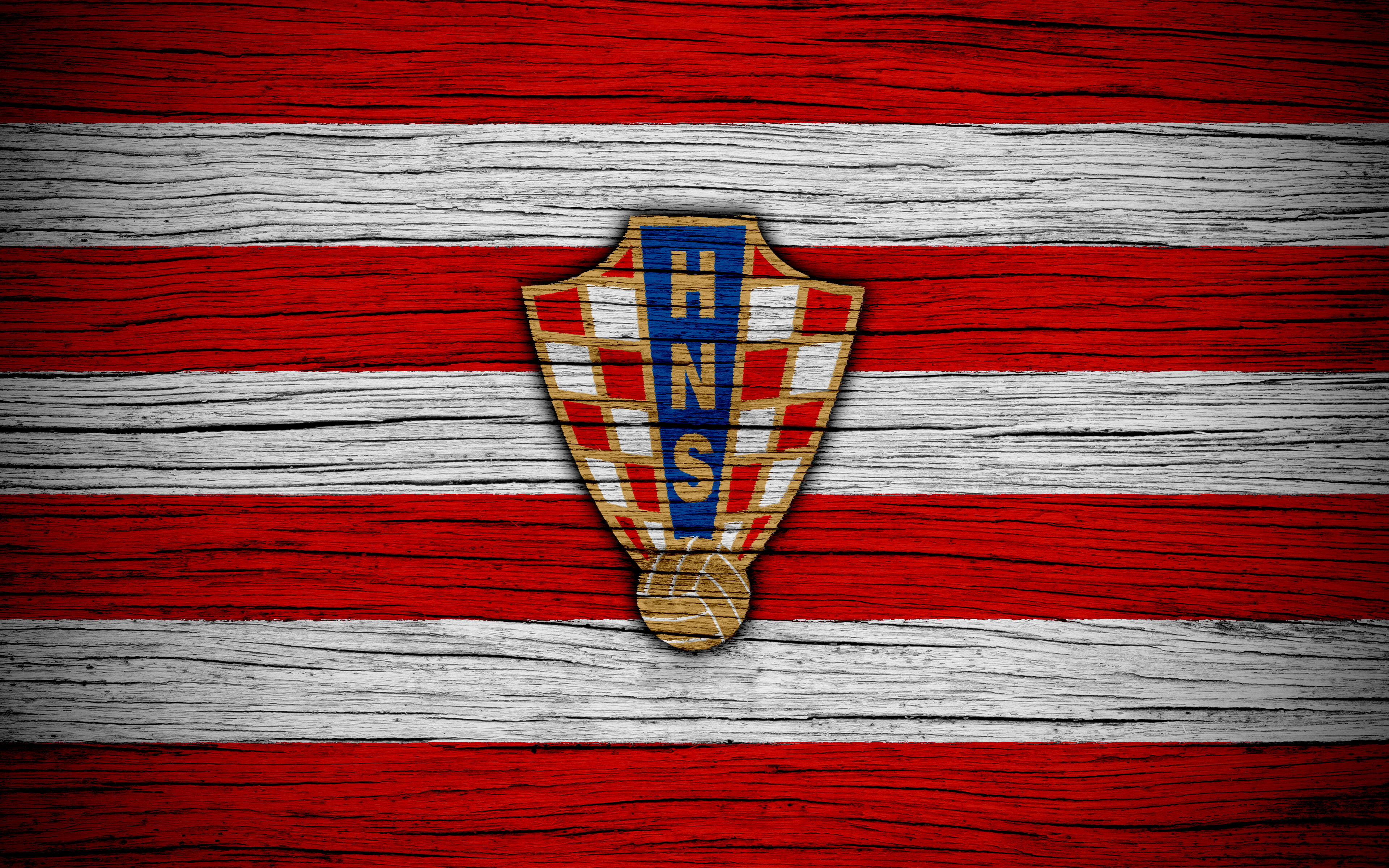 Logo, 4K, Croatia National Football Team, Croatia, Soccer, Emblem, HD Wallpaper