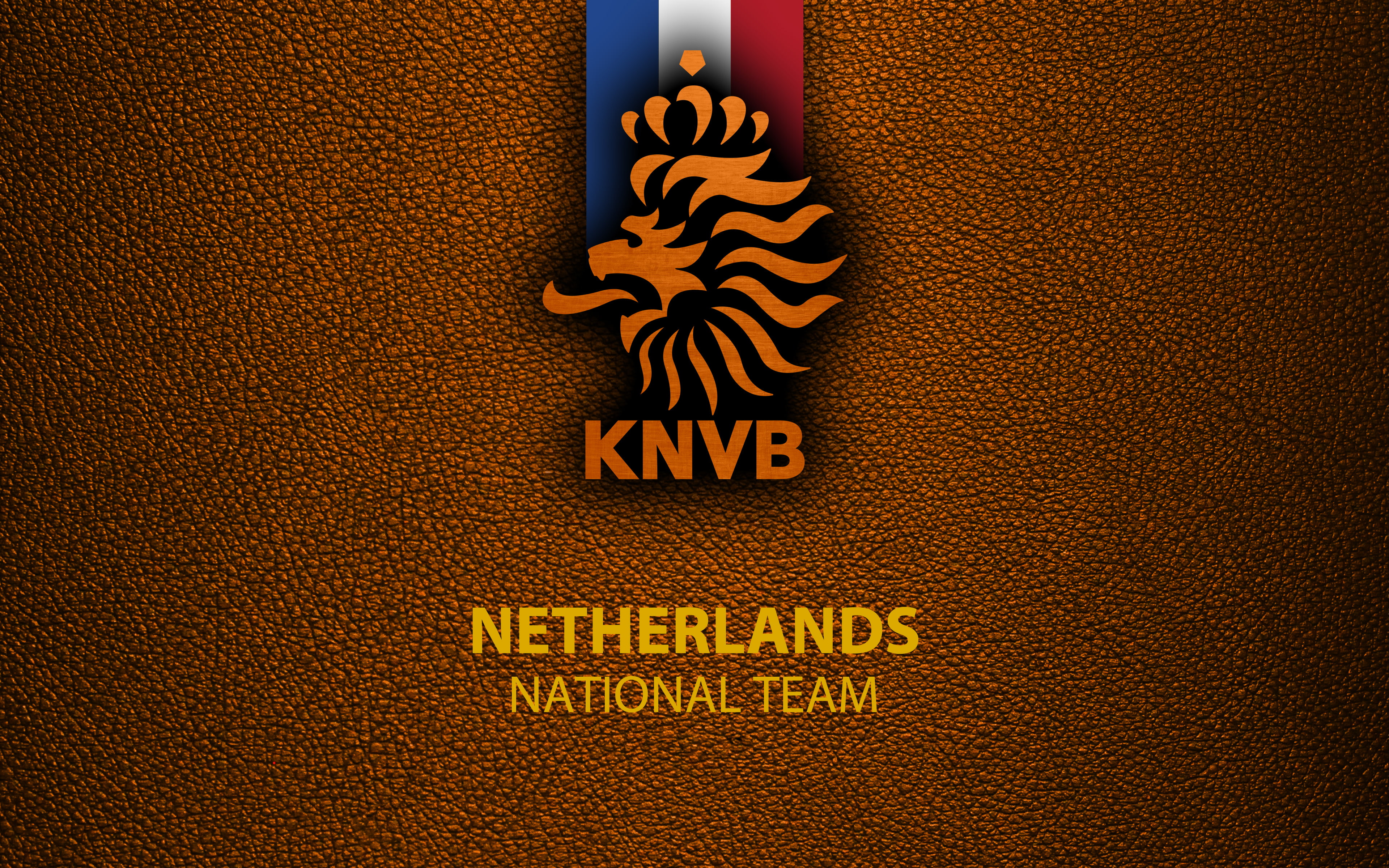 Emblem, Netherlands National Football Team, Soccer, Netherlands, Logo, 4K, HD Wallpaper