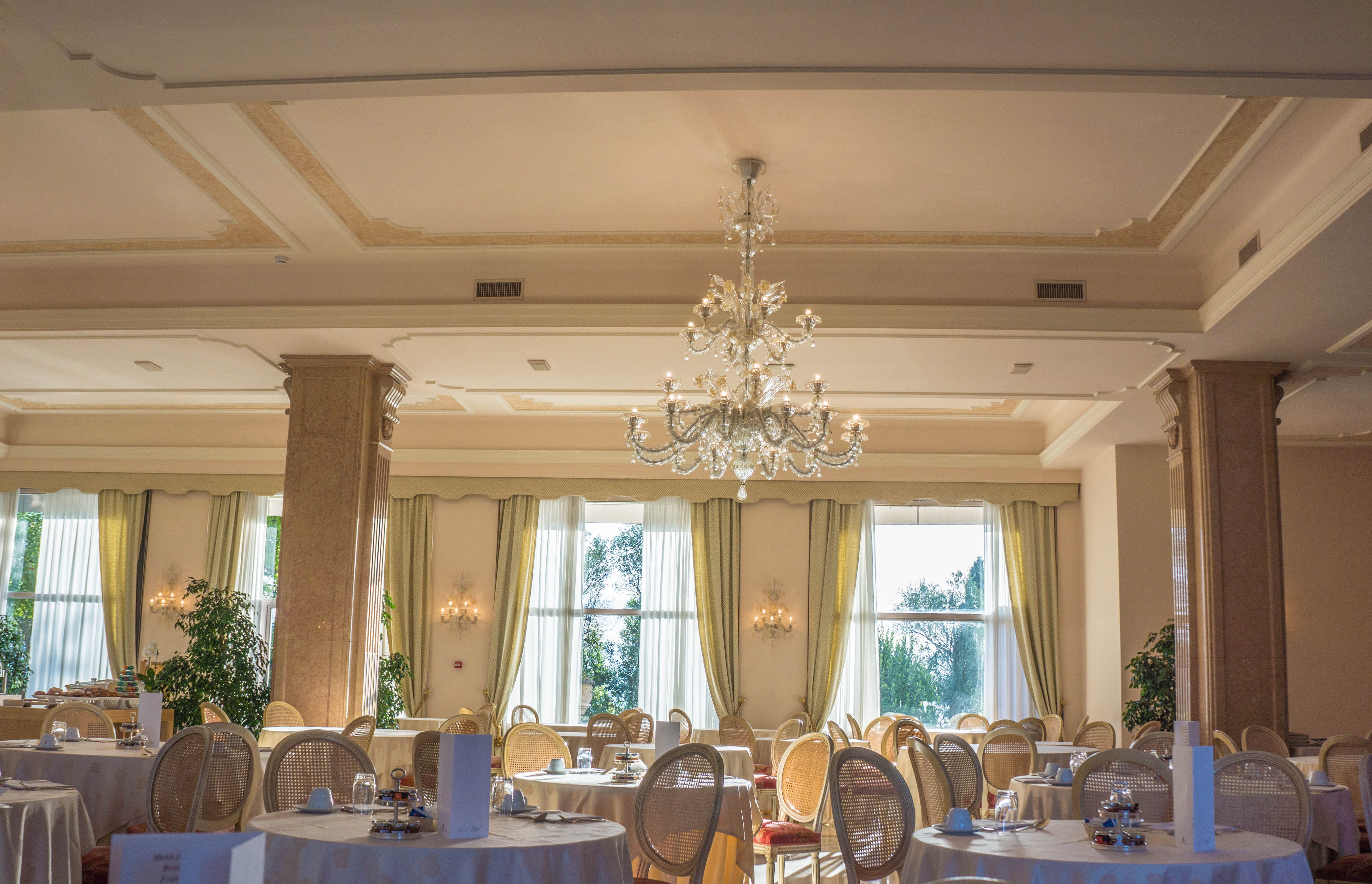 food, ceiling, eating, home interior, dining, crystal, restaurant, antique, culture, hotel, window, villa cortine palace, place setting, drink, home showcase interior, HD Wallpaper