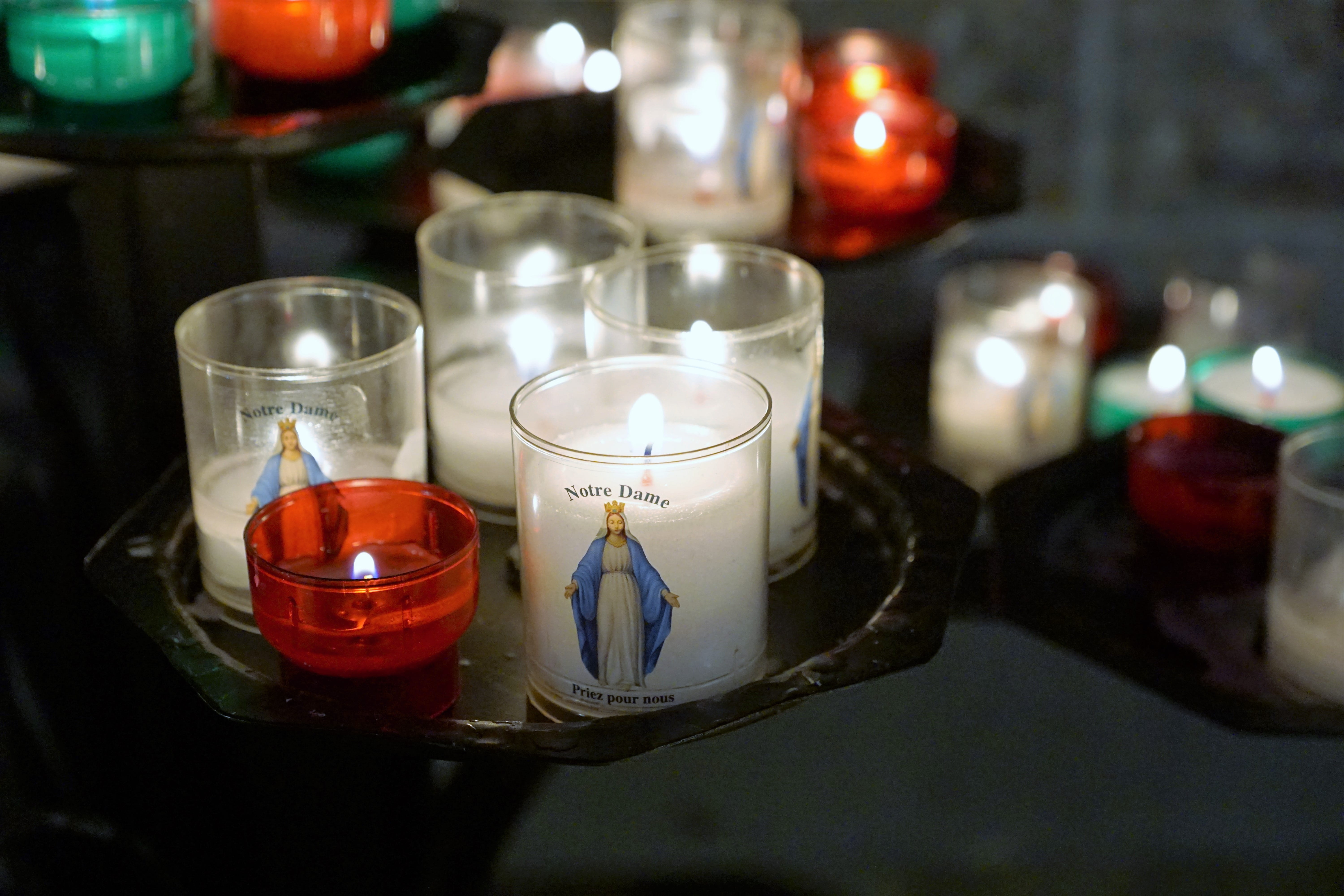 love, church, femininity, international, celebration, le havre, tea light, lighting equipment, st joseph, hobby, glass - material, festival, 5K, burning, HD Wallpaper