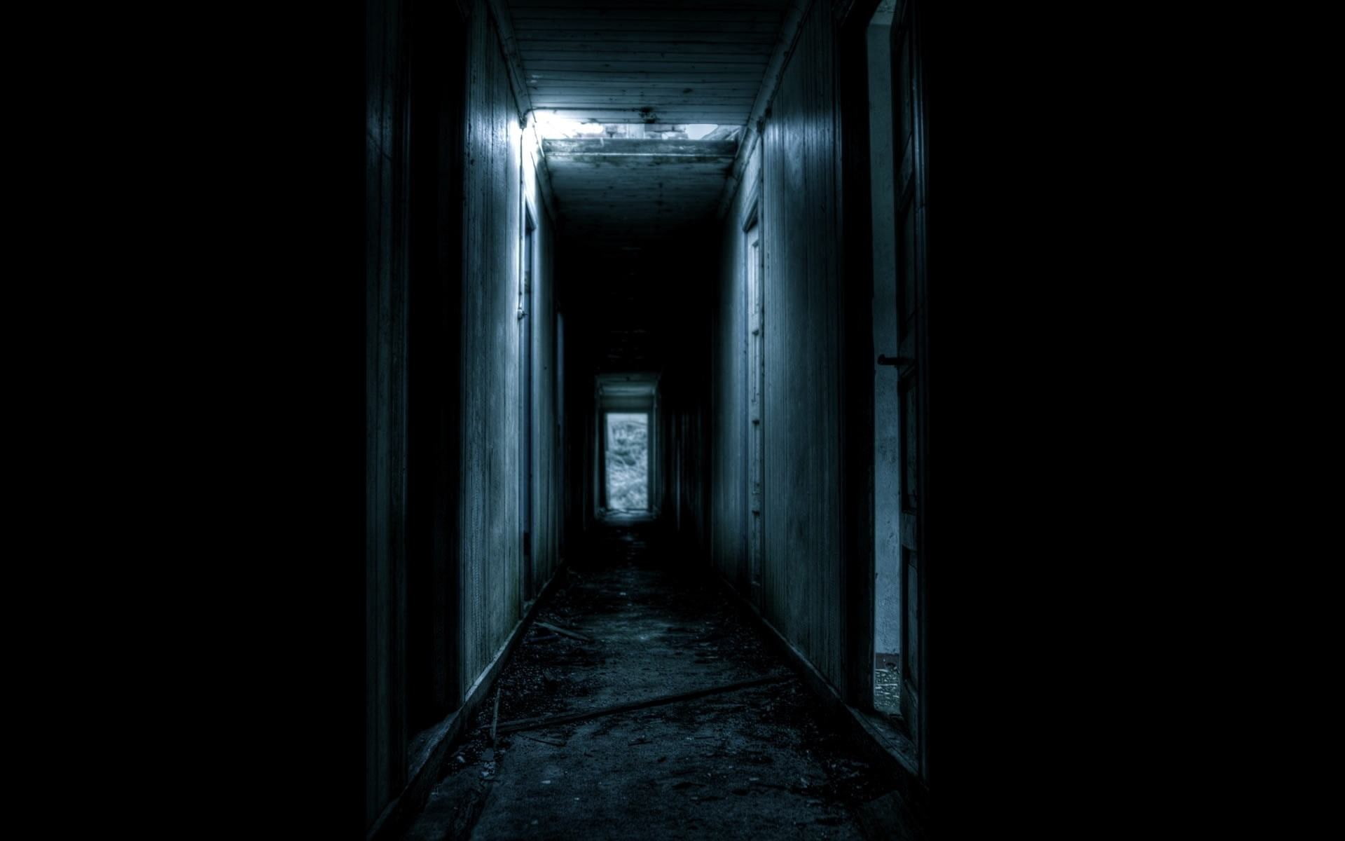 creepy, 1080P, Hallway, HD Wallpaper